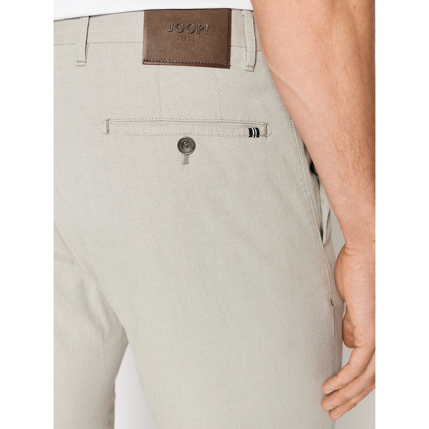 JOOP! Jeans Chino nohavice 15 Jjf-93Steen-W 30031385 Béžová Slim Fit - Pepit.sk