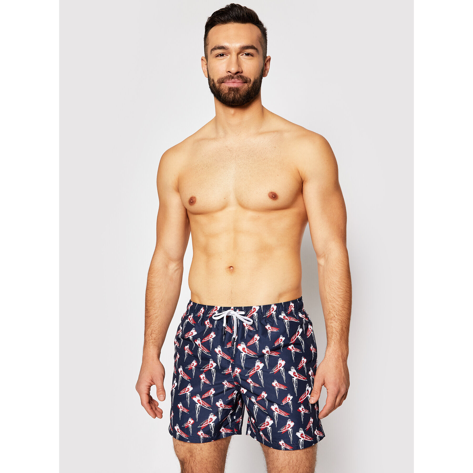 JOOP! Jeans Plavecké šortky 15 Jjbt-03Coconut_Beach 30025652 Tmavomodrá Regular Fit - Pepit.sk