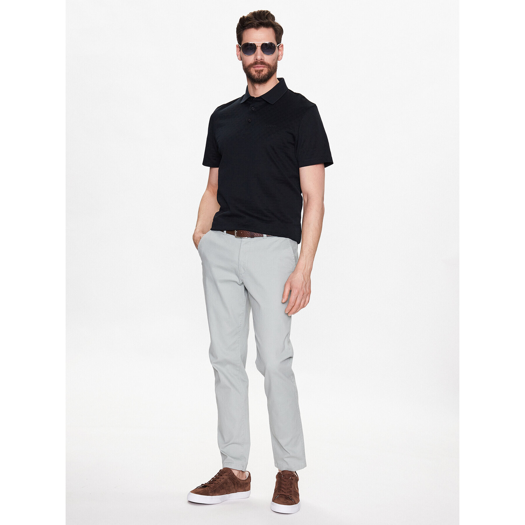 JOOP! Polokošeľa 30036120 Čierna Modern Fit - Pepit.sk