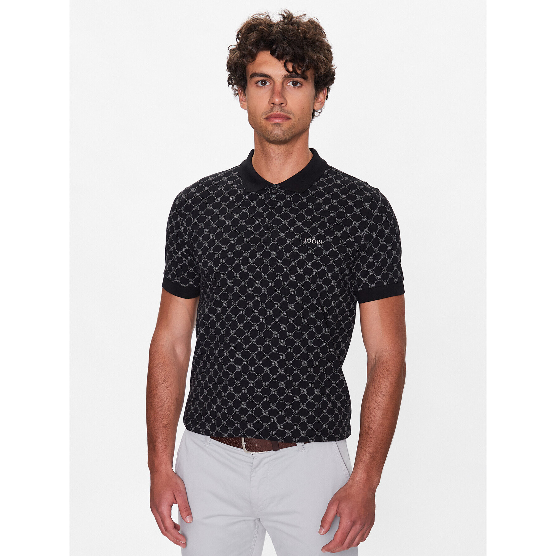 JOOP! Polokošeľa 30036150 Čierna Modern Fit - Pepit.sk