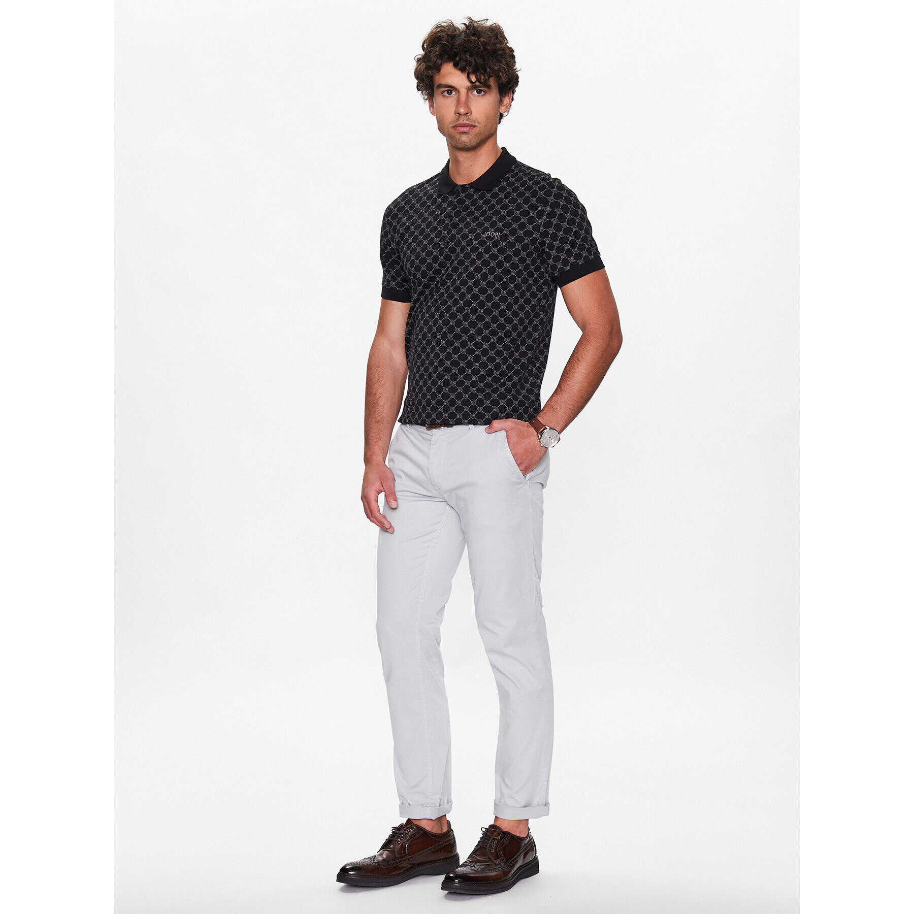 JOOP! Polokošeľa 30036150 Čierna Modern Fit - Pepit.sk