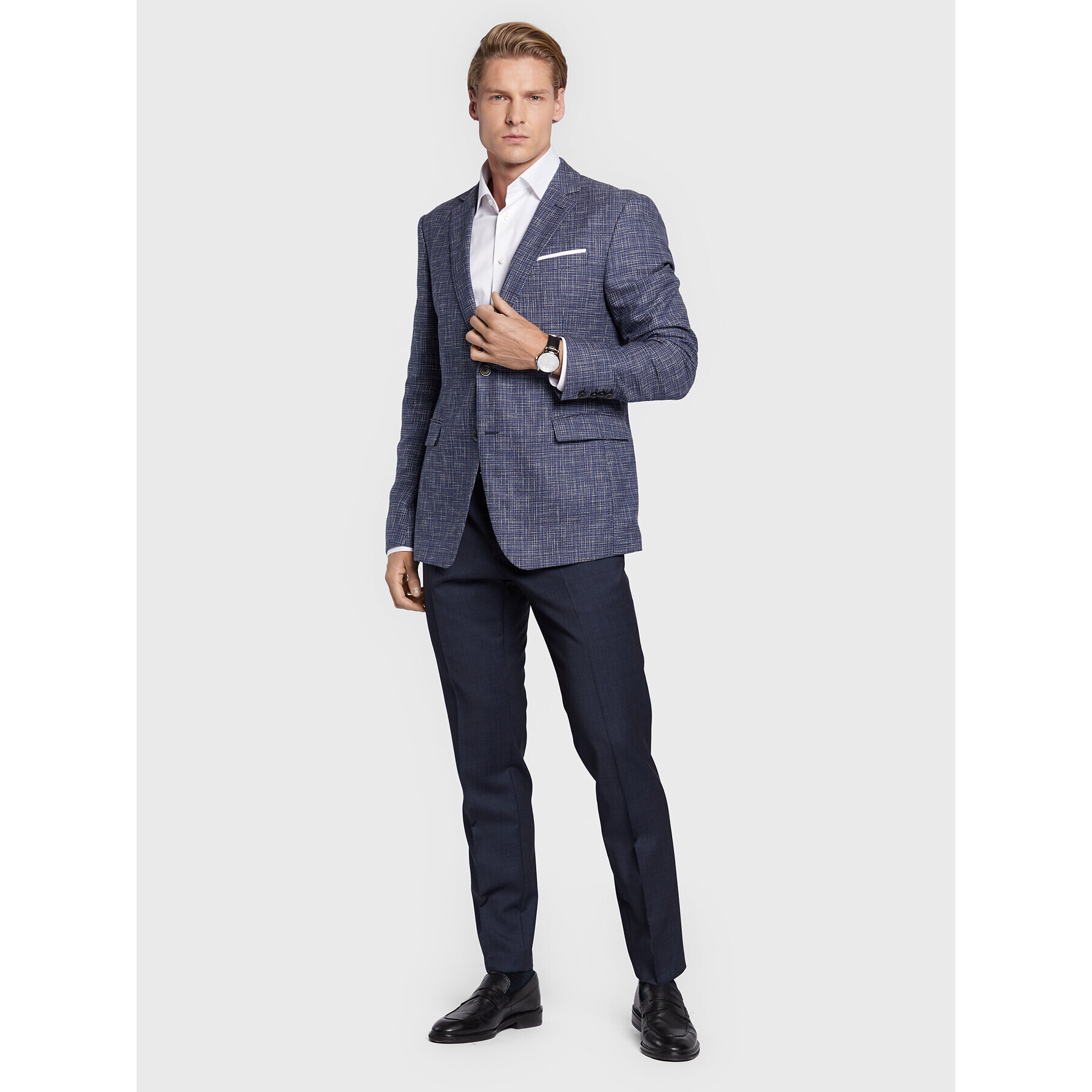 JOOP! Sako 17 Jb-84Hogiz 30030191 Tmavomodrá Slim Fit - Pepit.sk