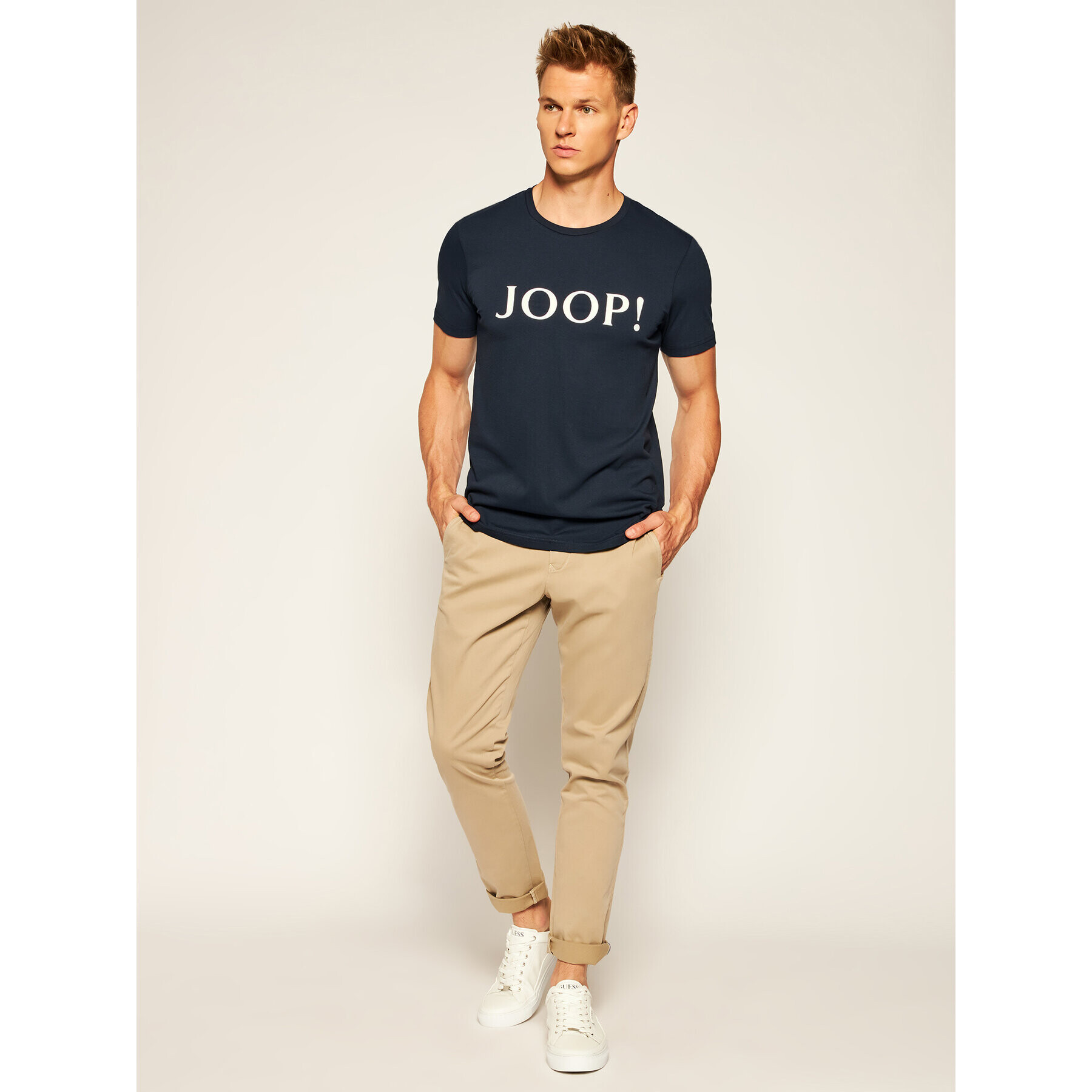 JOOP! Tričko 17 JJ-06Alerio 30021350 Tmavomodrá Regular Fit - Pepit.sk