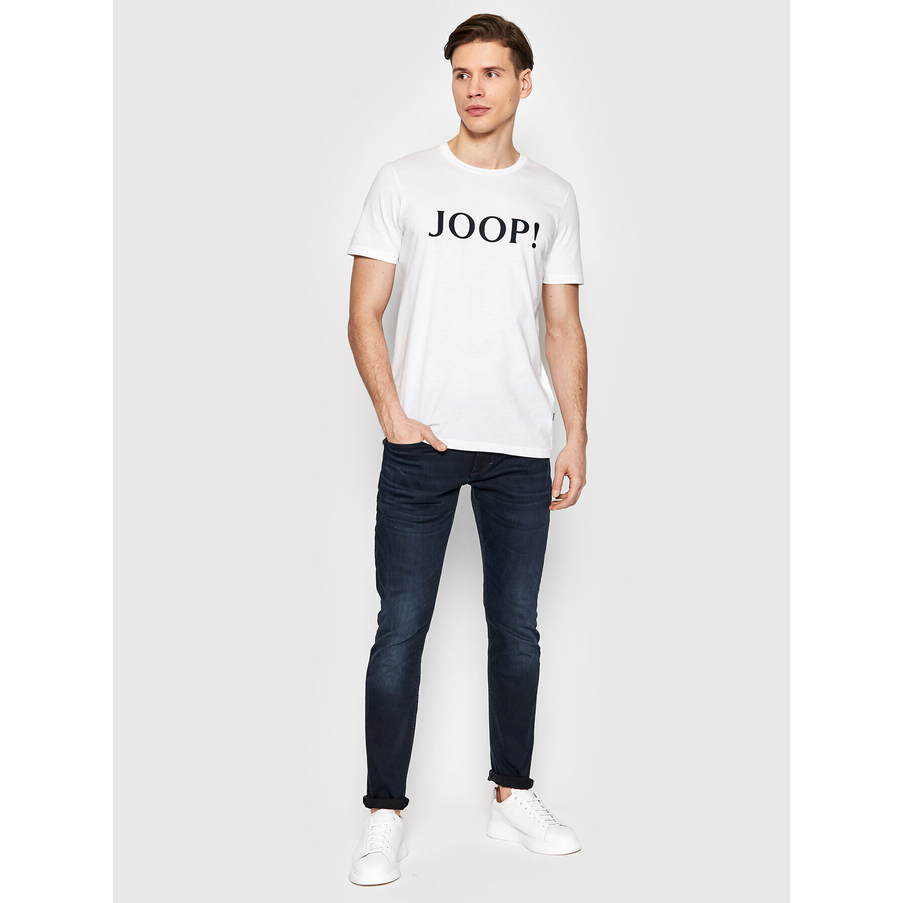 JOOP! Tričko Jj-01Alerio-1 30028303 Biela Regular Fit - Pepit.sk