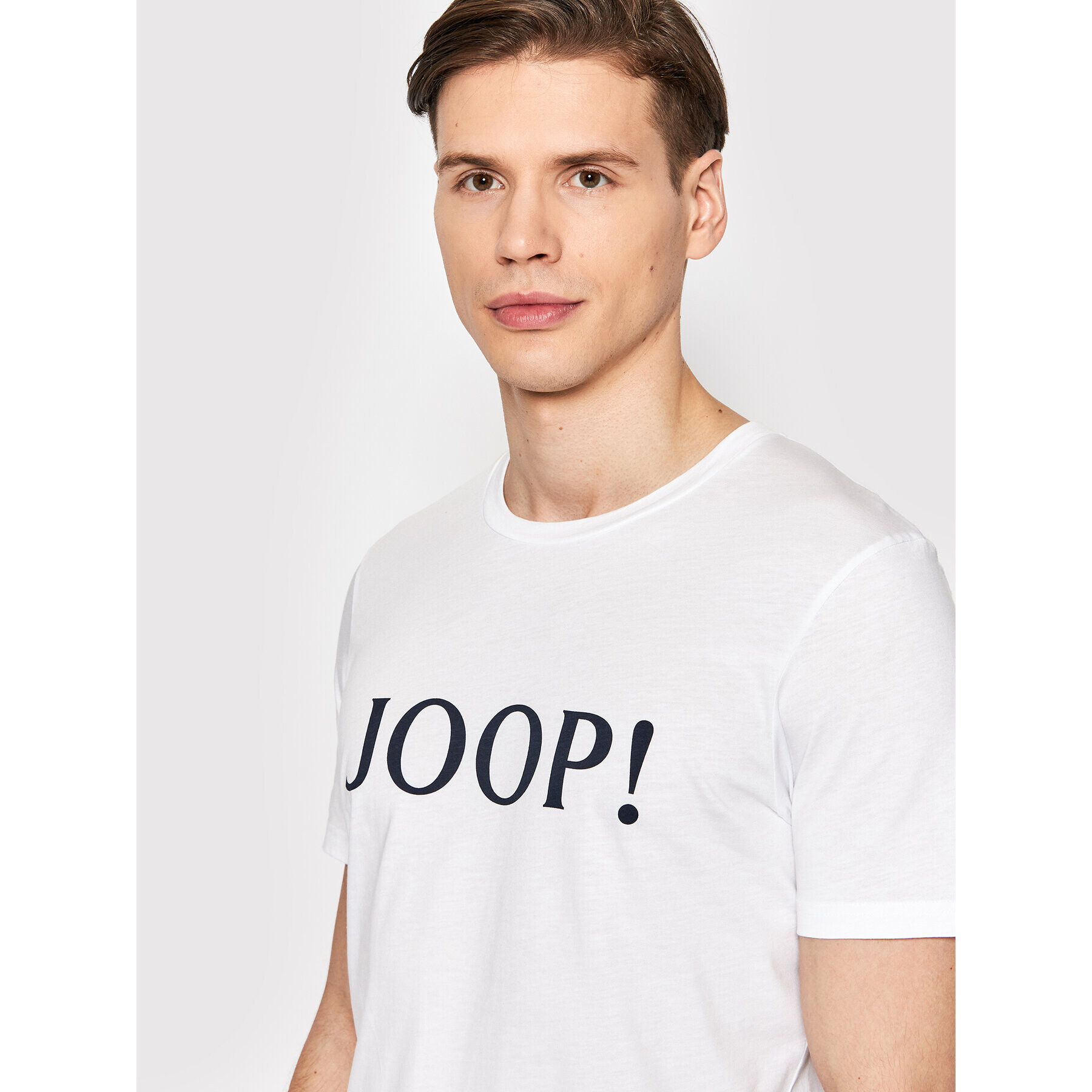 JOOP! Tričko Jj-01Alerio-1 30028303 Biela Regular Fit - Pepit.sk