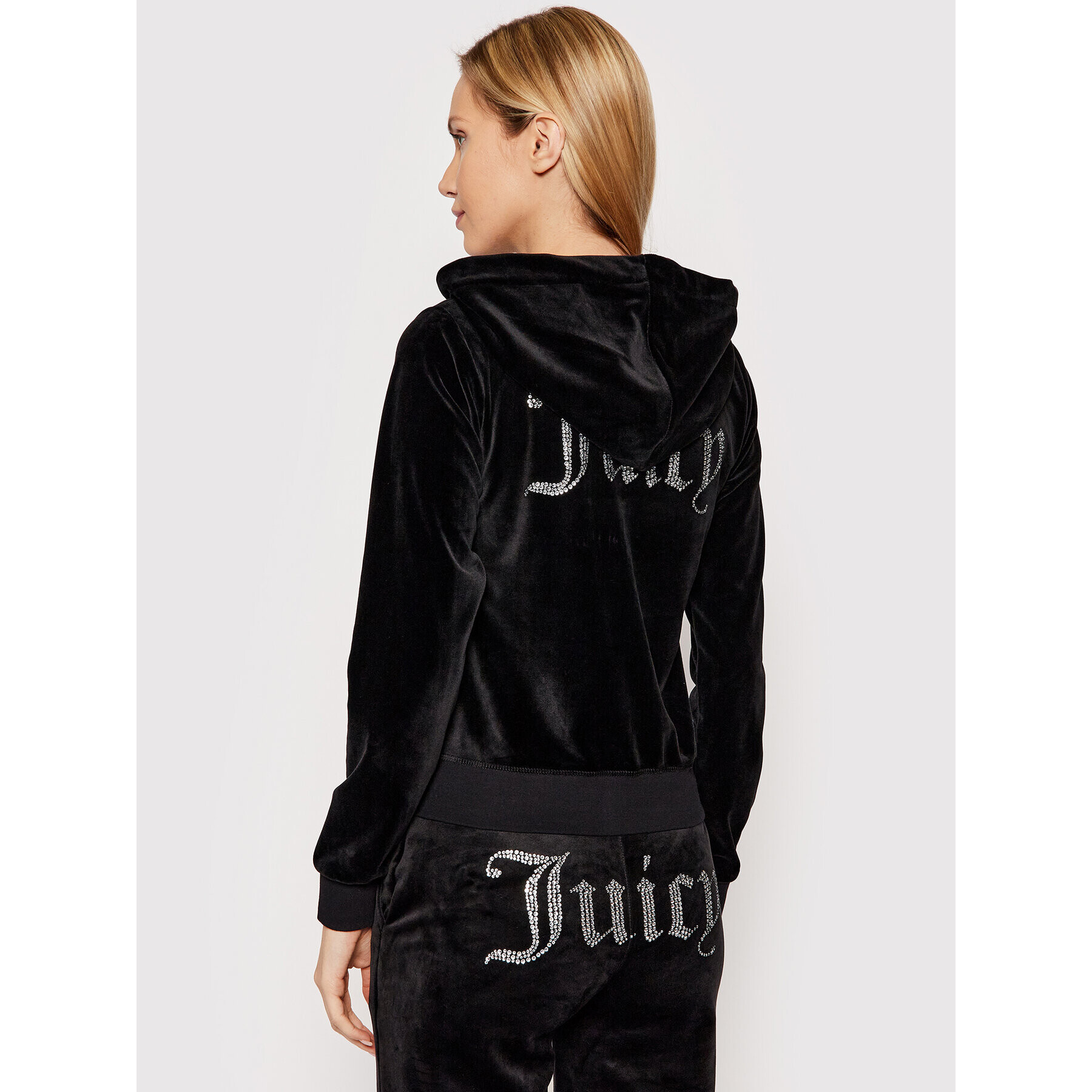 Juicy Couture Mikina Robertson JCCA221006 Čierna Regular Fit - Pepit.sk