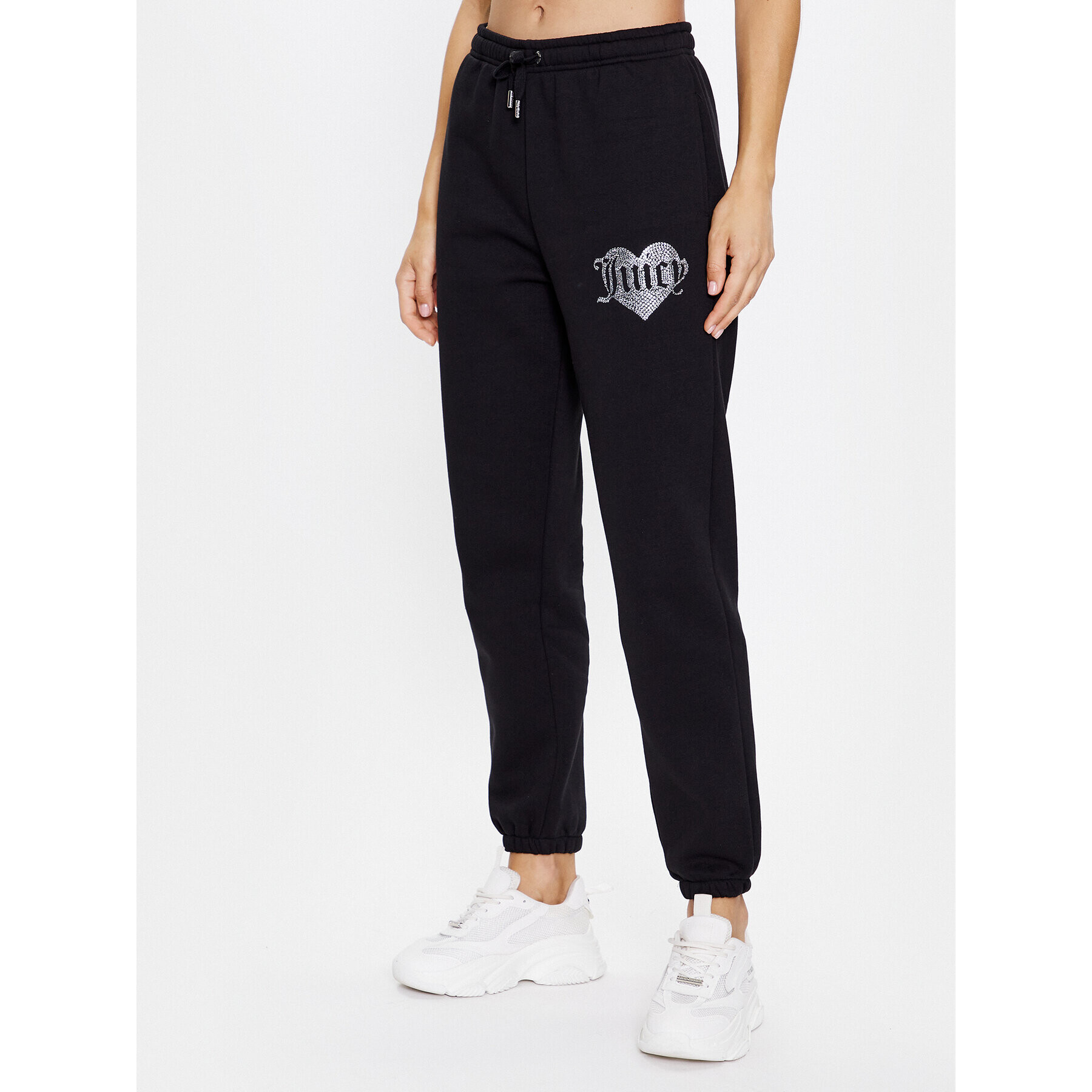 Juicy Couture Teplákové nohavice JCMBJ223255 Čierna Regular Fit - Pepit.sk