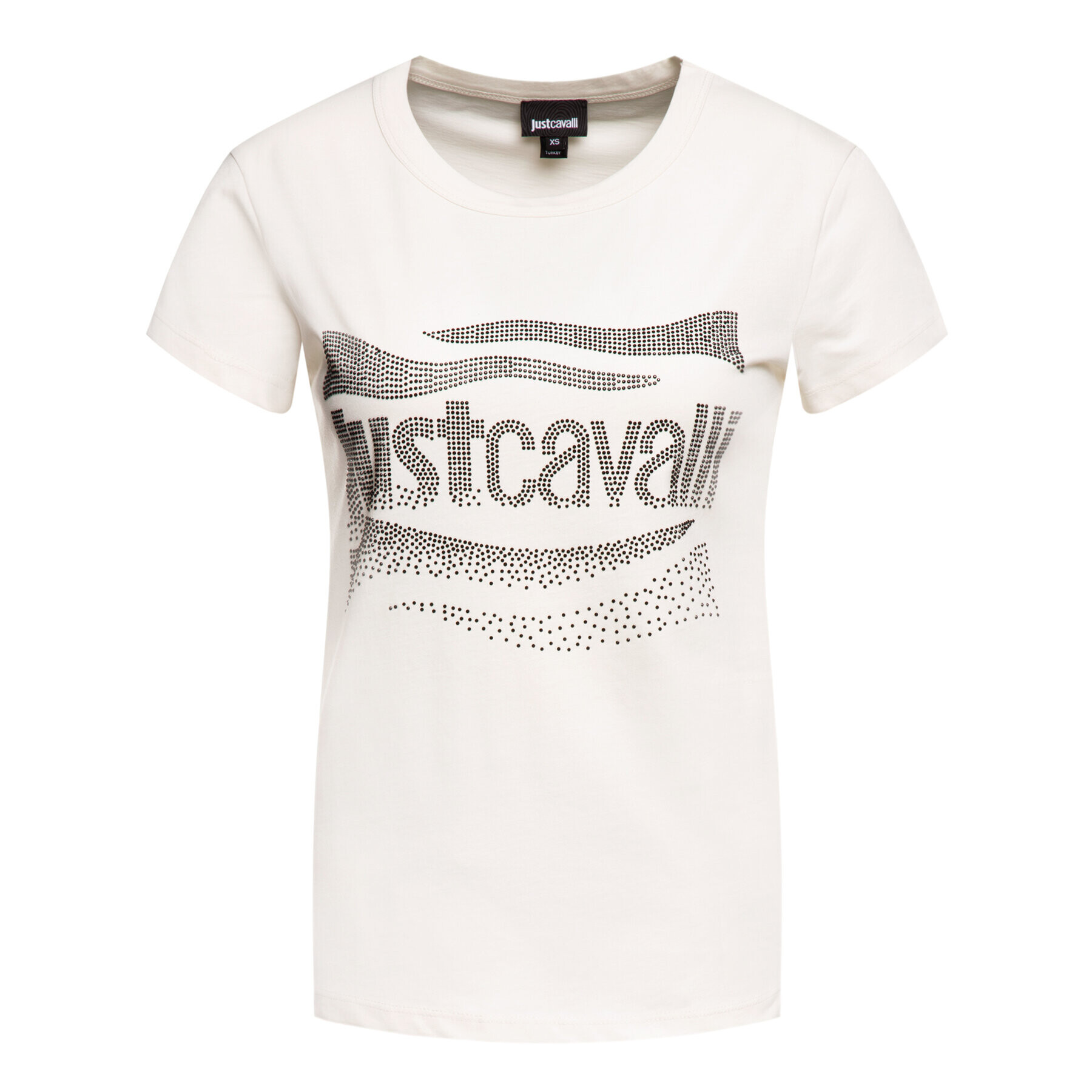 Just Cavalli Tričko S04GC0333 Biela Slim Fit - Pepit.sk