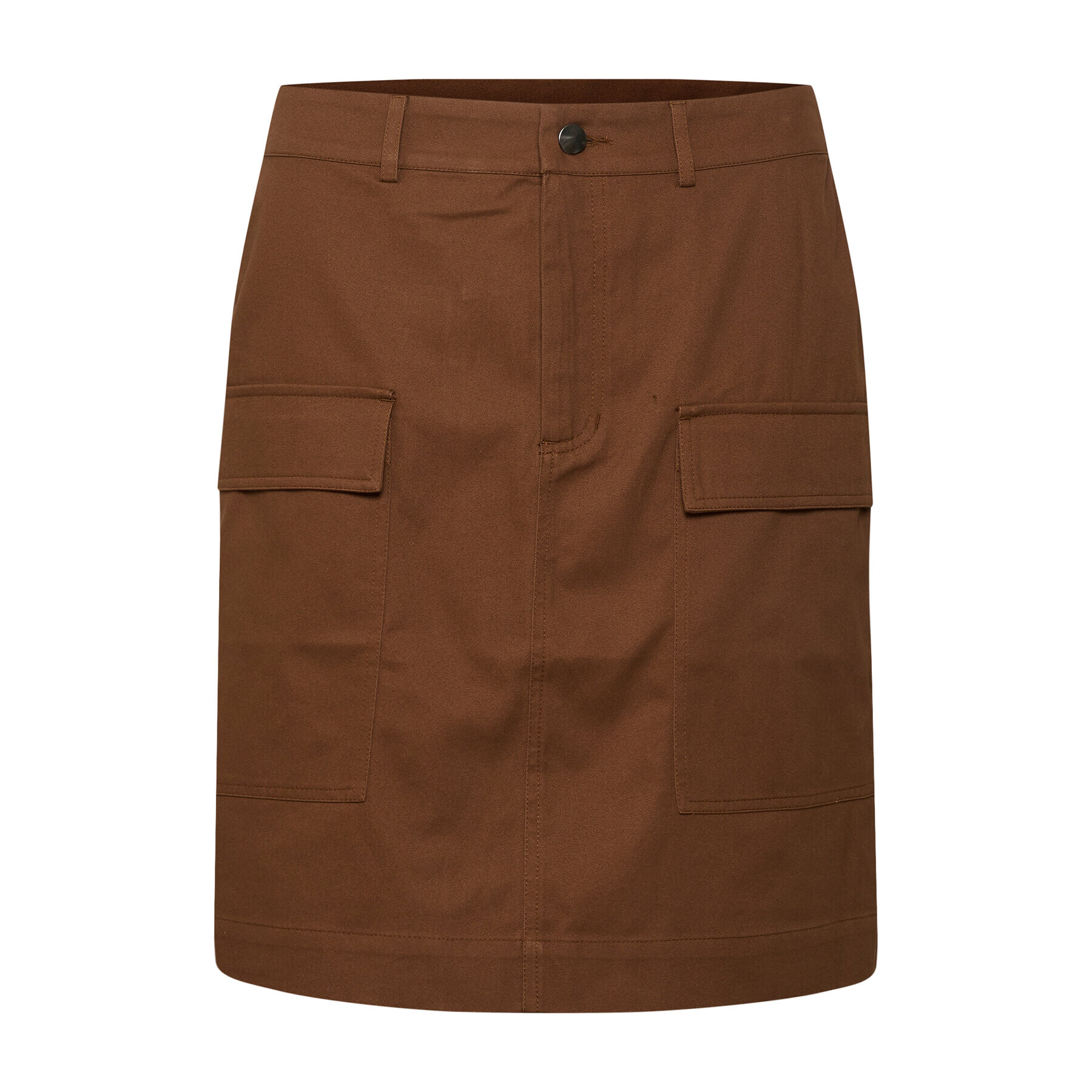 Kaffe Mini sukňa Carmen 10507675 Hnedá Regular Fit - Pepit.sk