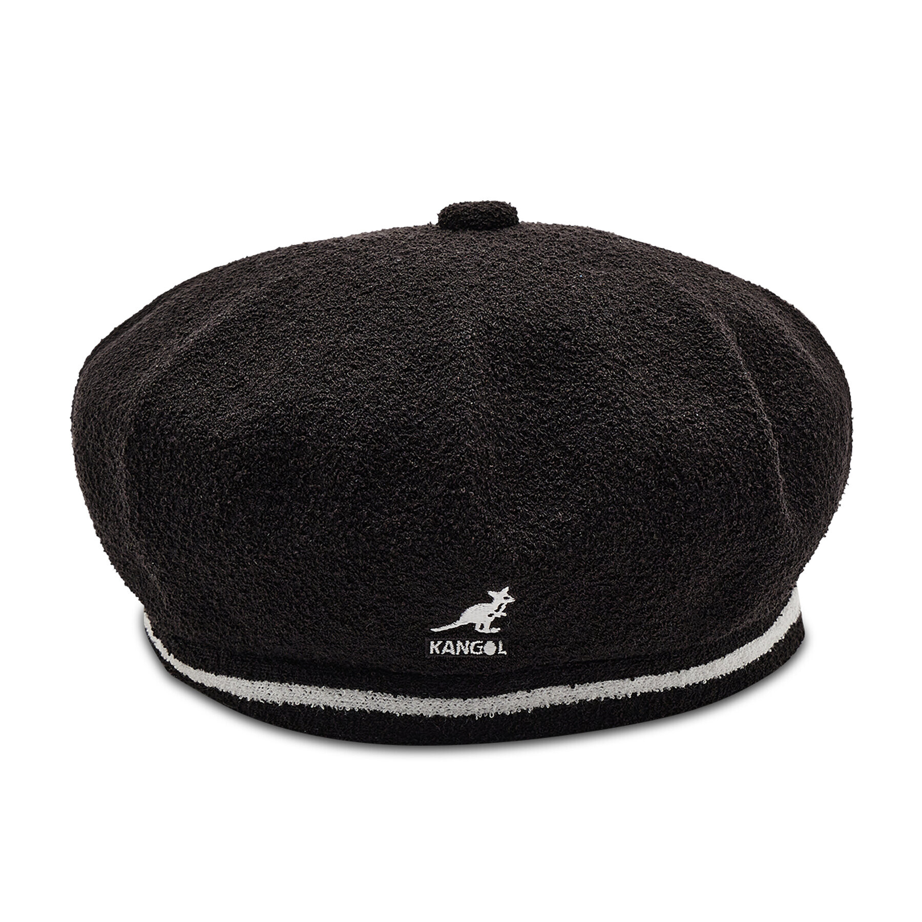 Kangol Baret so šiltom 2-Tone Bermuda Jax Beret K3408 Čierna - Pepit.sk