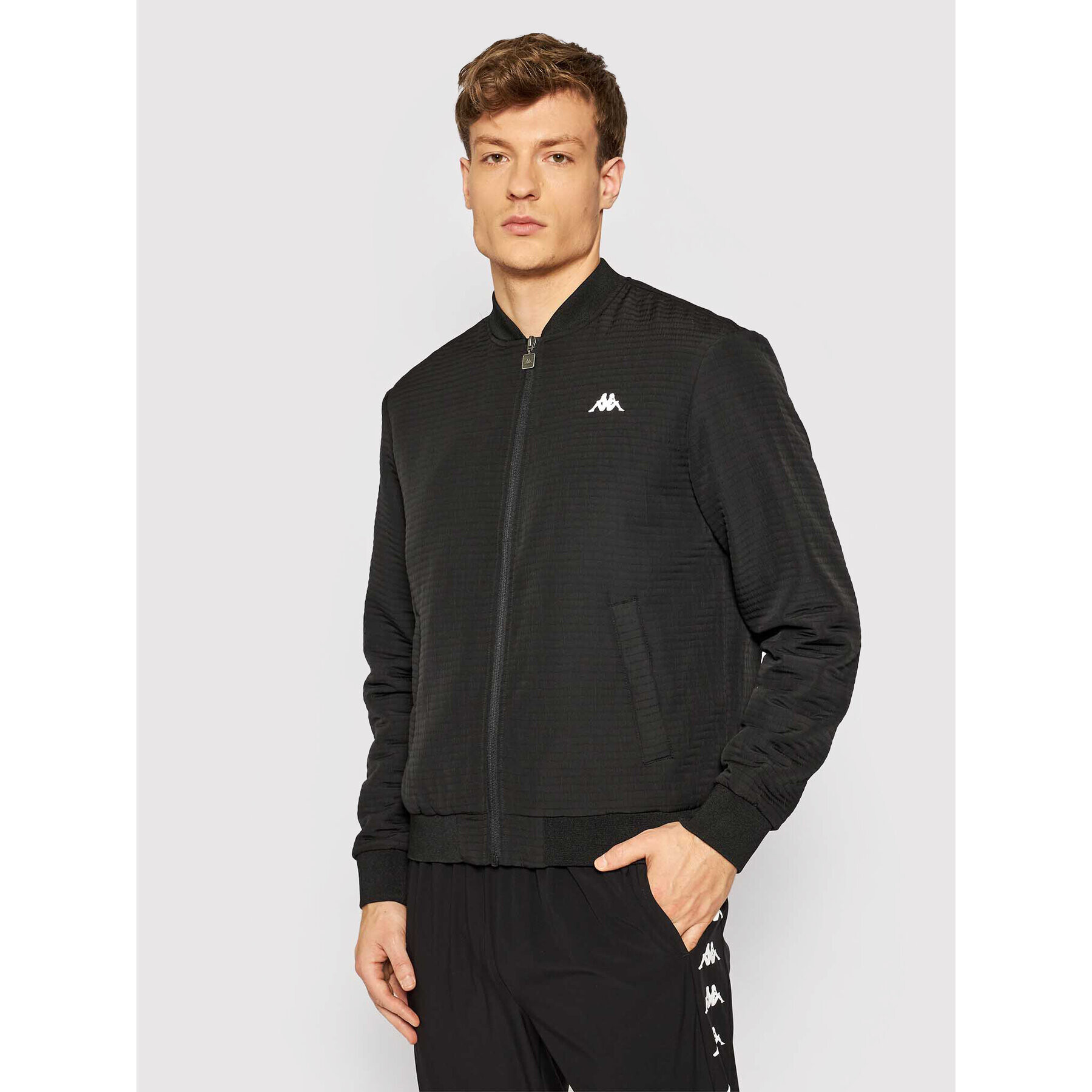 Kappa Bundy bomber 309039 Čierna Regular Fit - Pepit.sk