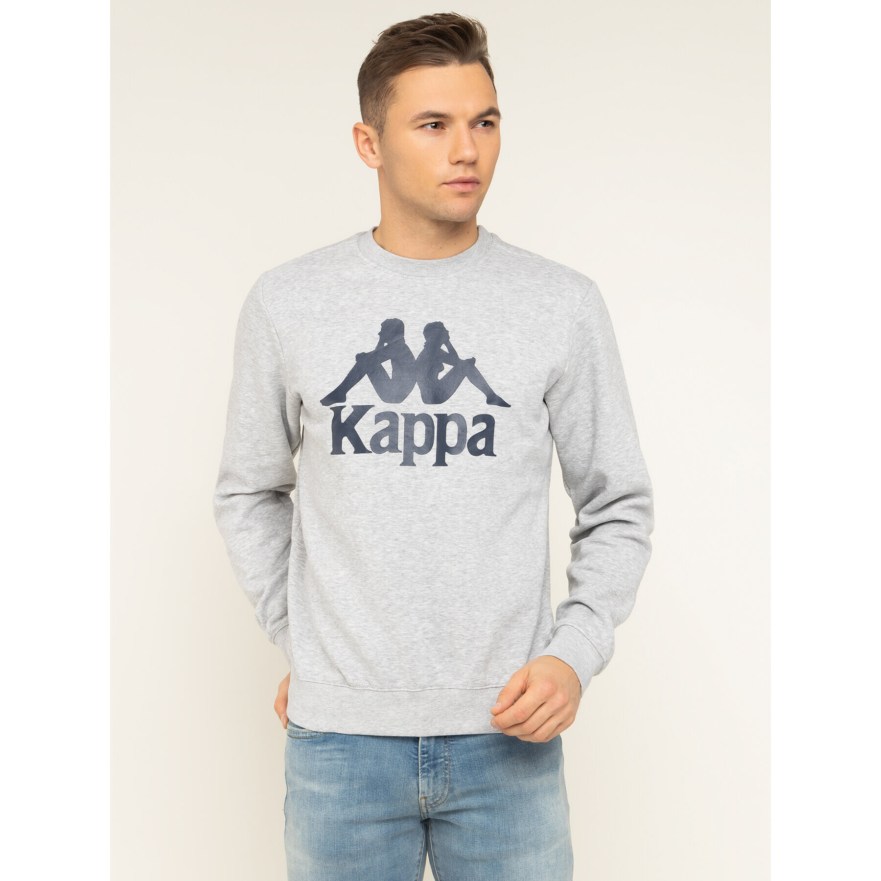 Kappa Mikina 703797 Sivá Regular Fit - Pepit.sk