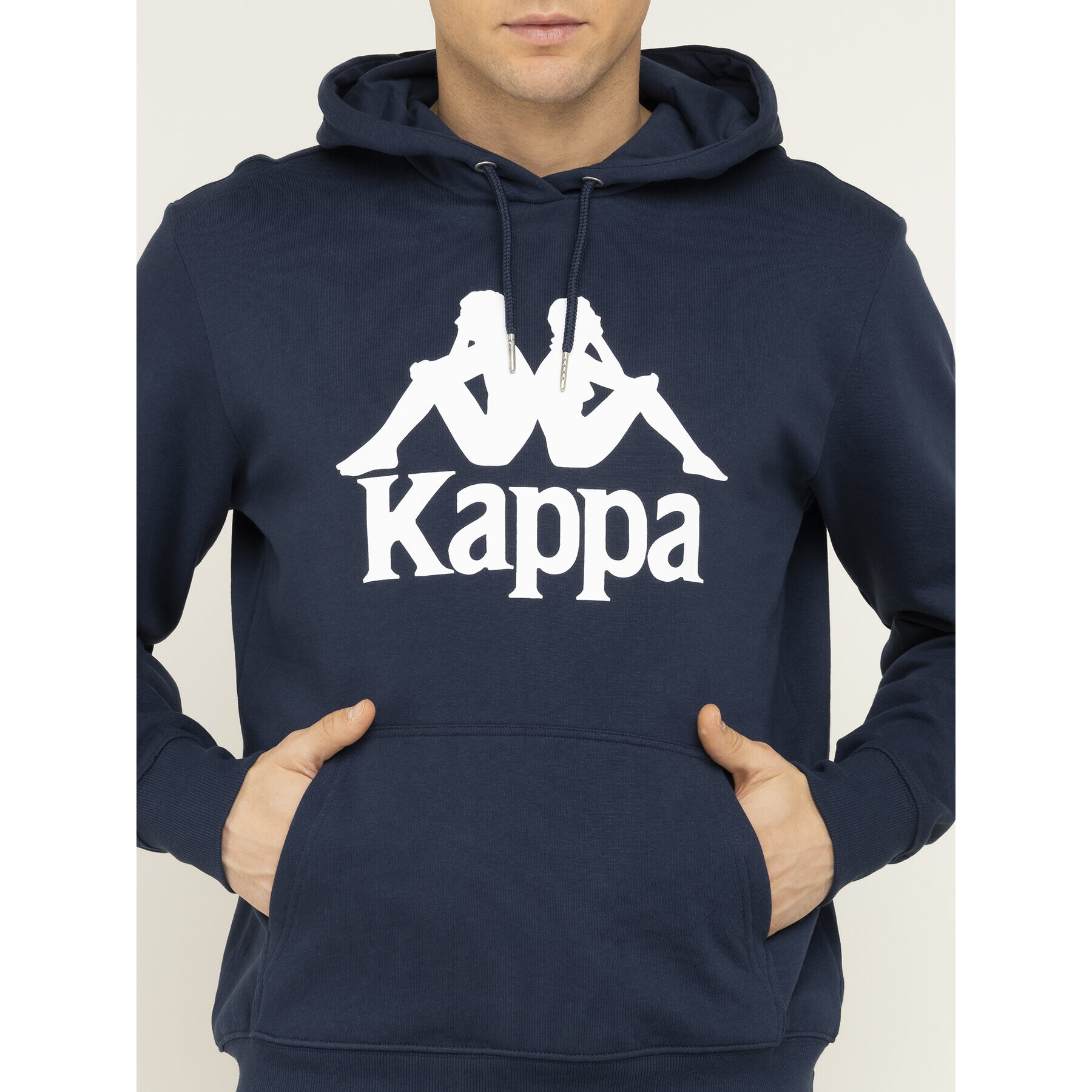 Kappa Mikina 705322 Tmavomodrá Regular Fit - Pepit.sk