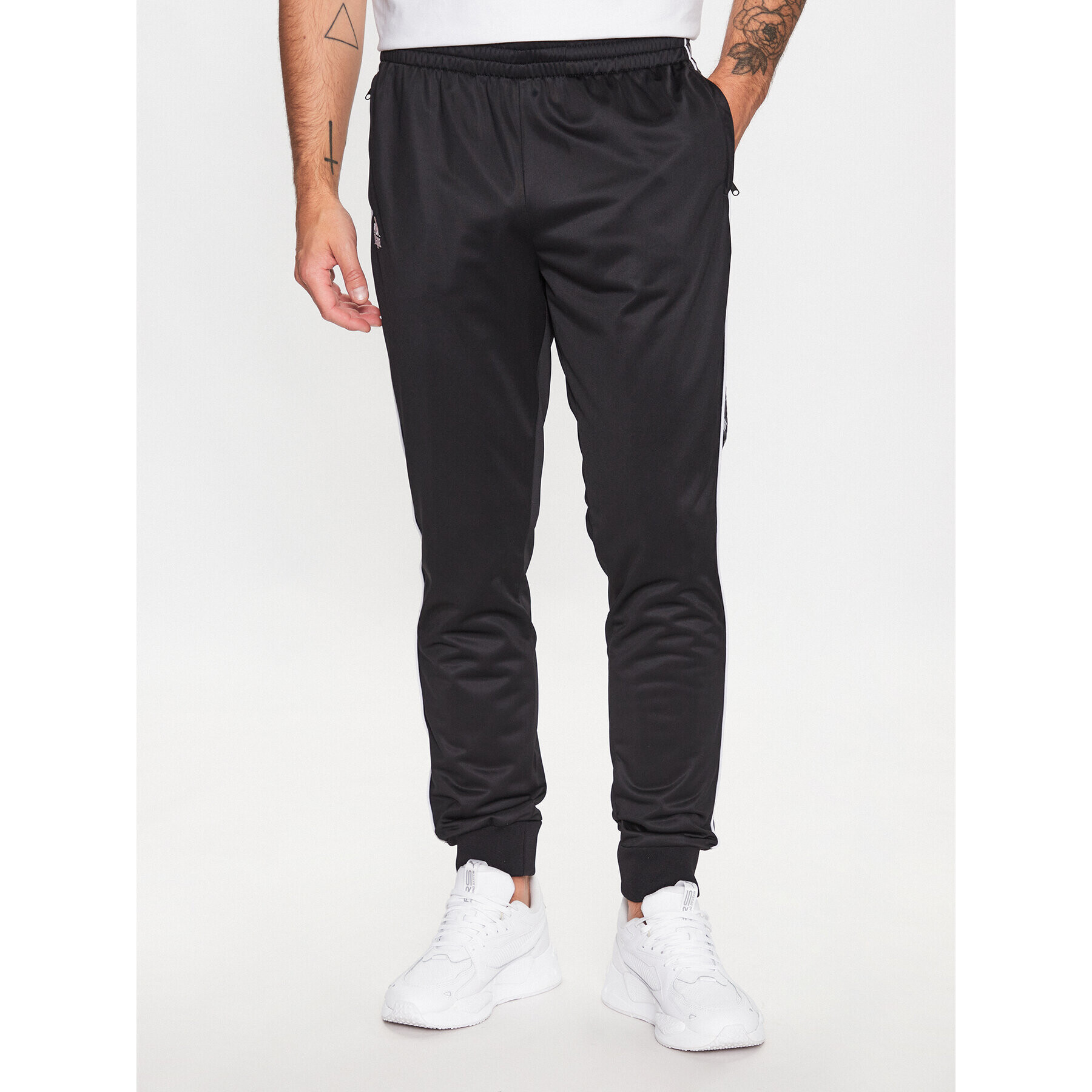 Kappa Teplákové nohavice 313012 Čierna Slim Fit - Pepit.sk