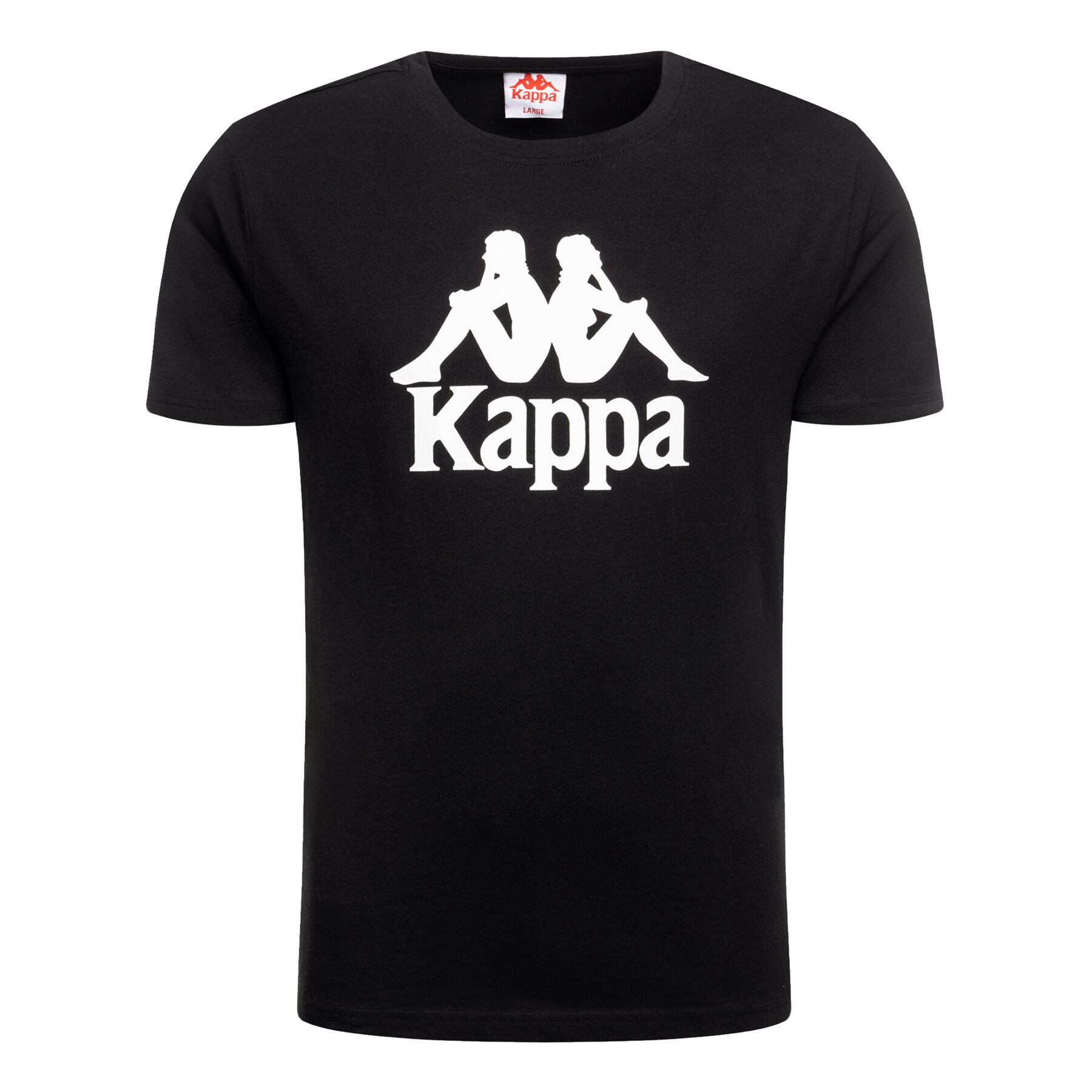 Kappa Tričko 303910 Čierna Regular Fit - Pepit.sk