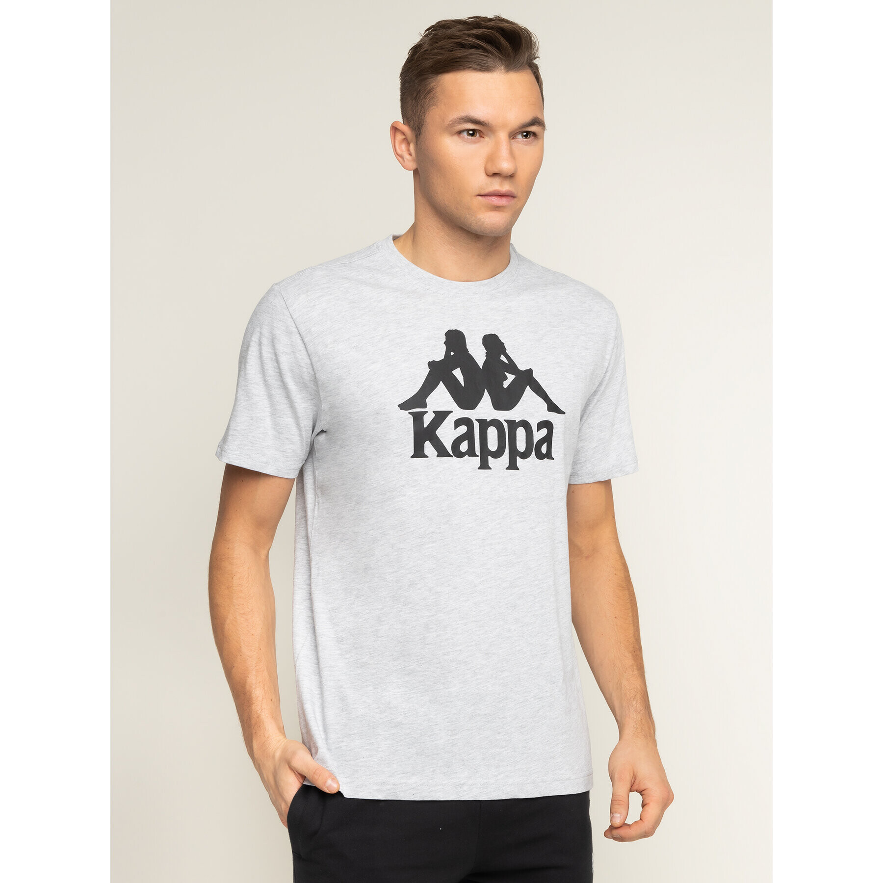 Kappa Tričko 303910 Sivá Regular Fit - Pepit.sk