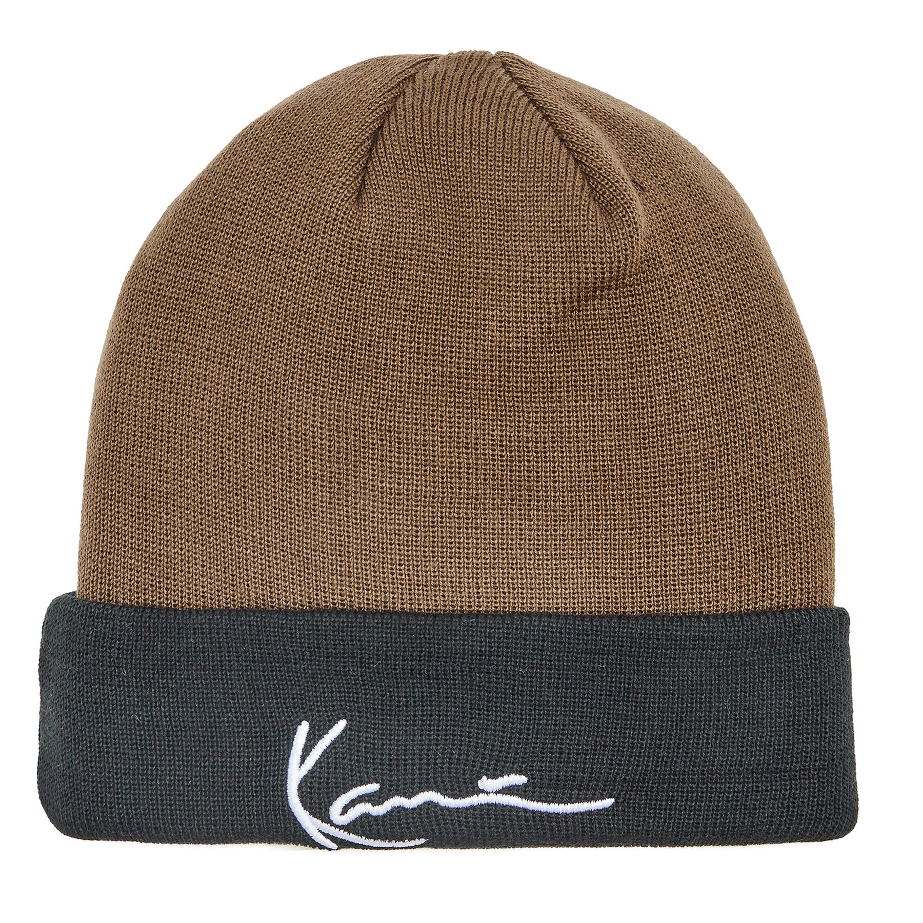 Karl Kani Čiapka Signature Spild Beanie 7050054 Hnedá - Pepit.sk