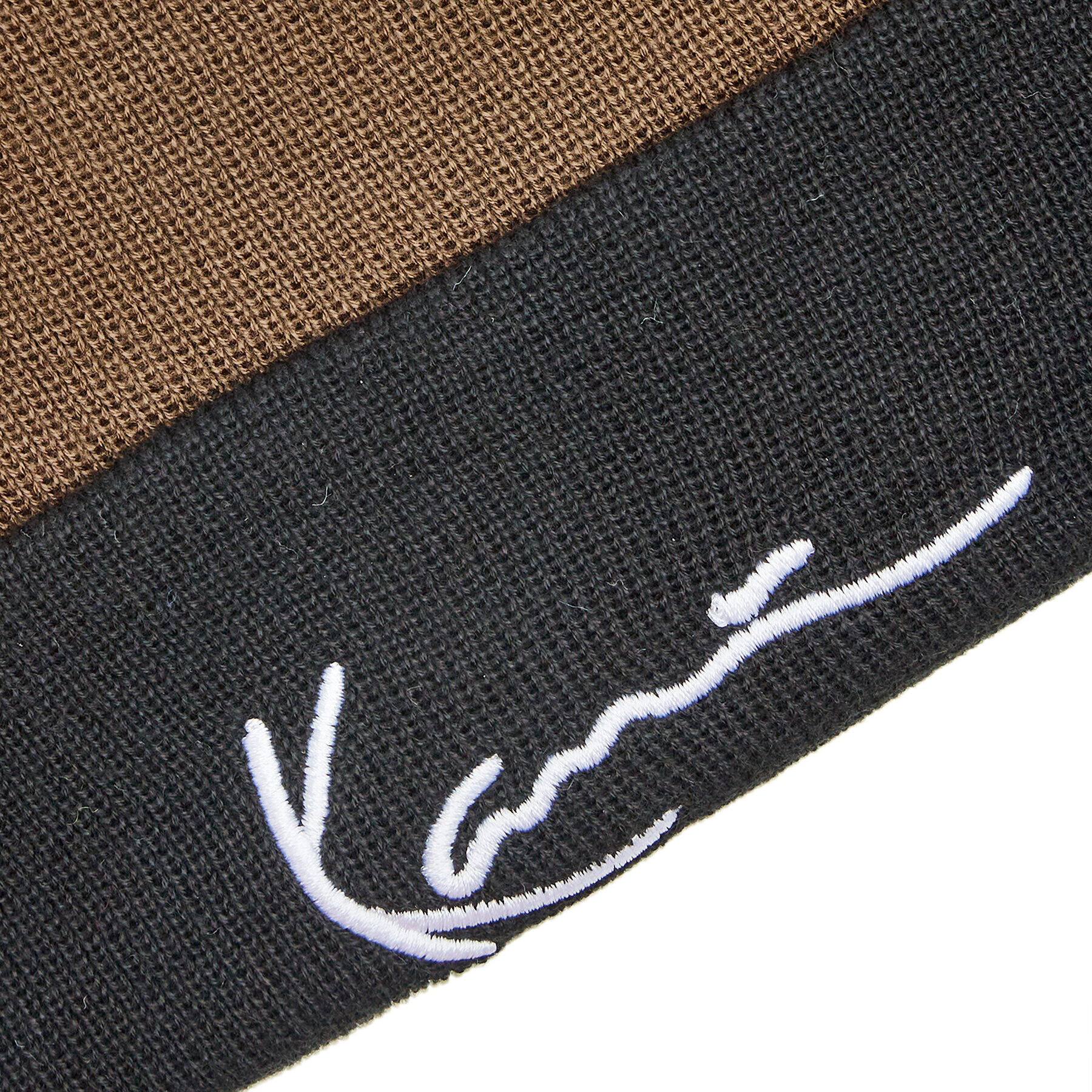 Karl Kani Čiapka Signature Spild Beanie 7050054 Hnedá - Pepit.sk