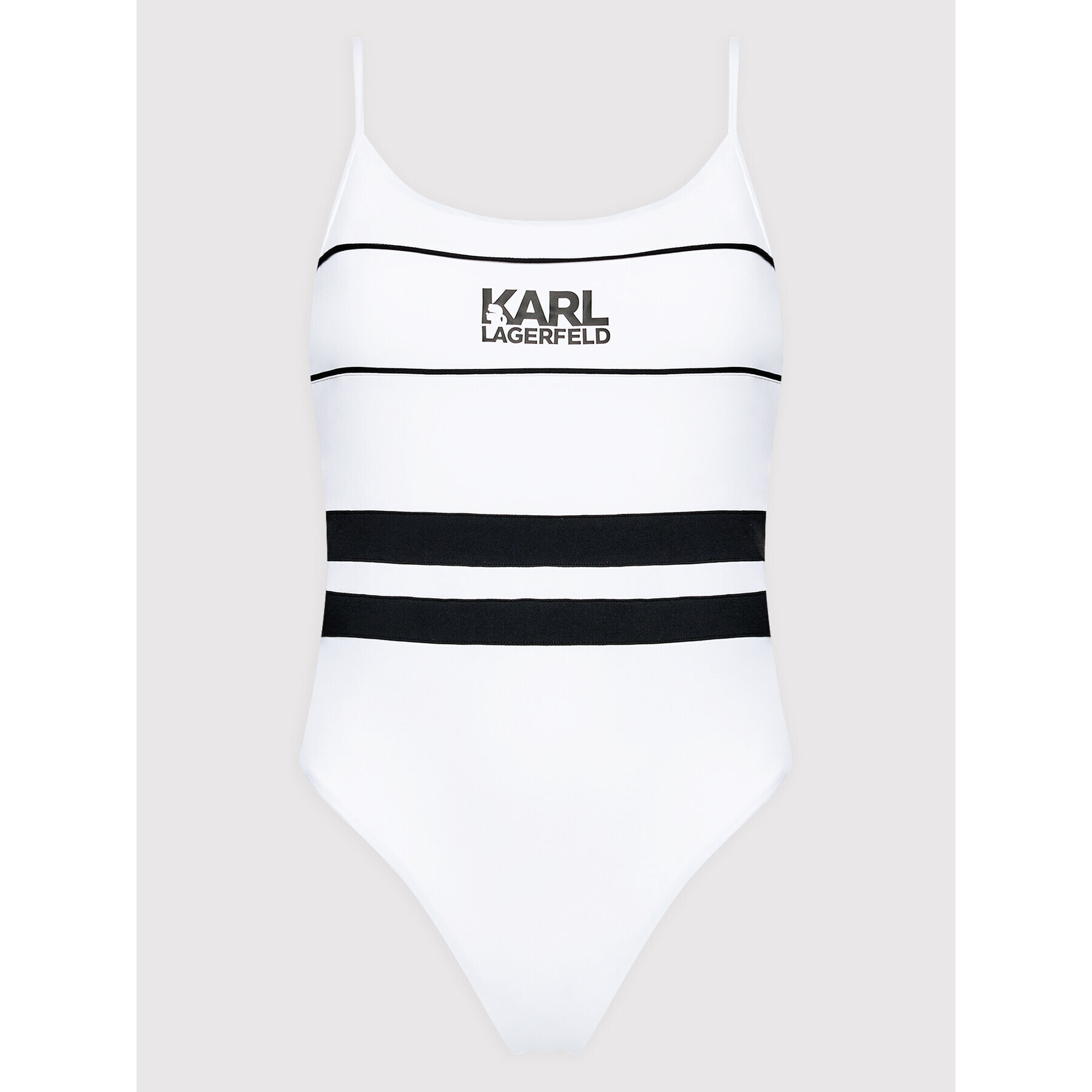 KARL LAGERFELD Bikiny KL22WOP05 Biela - Pepit.sk