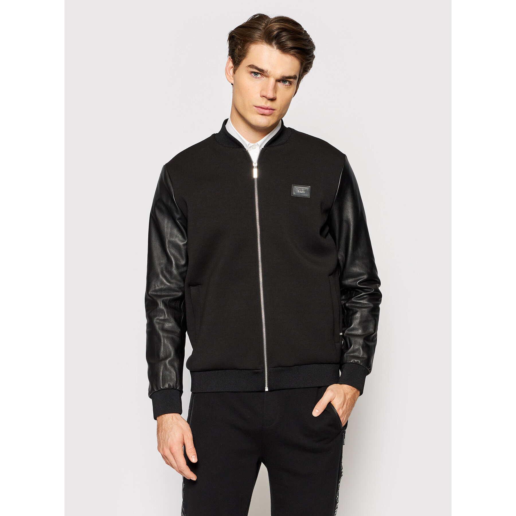 KARL LAGERFELD Bundy bomber 705018 512903 Čierna Regular Fit - Pepit.sk