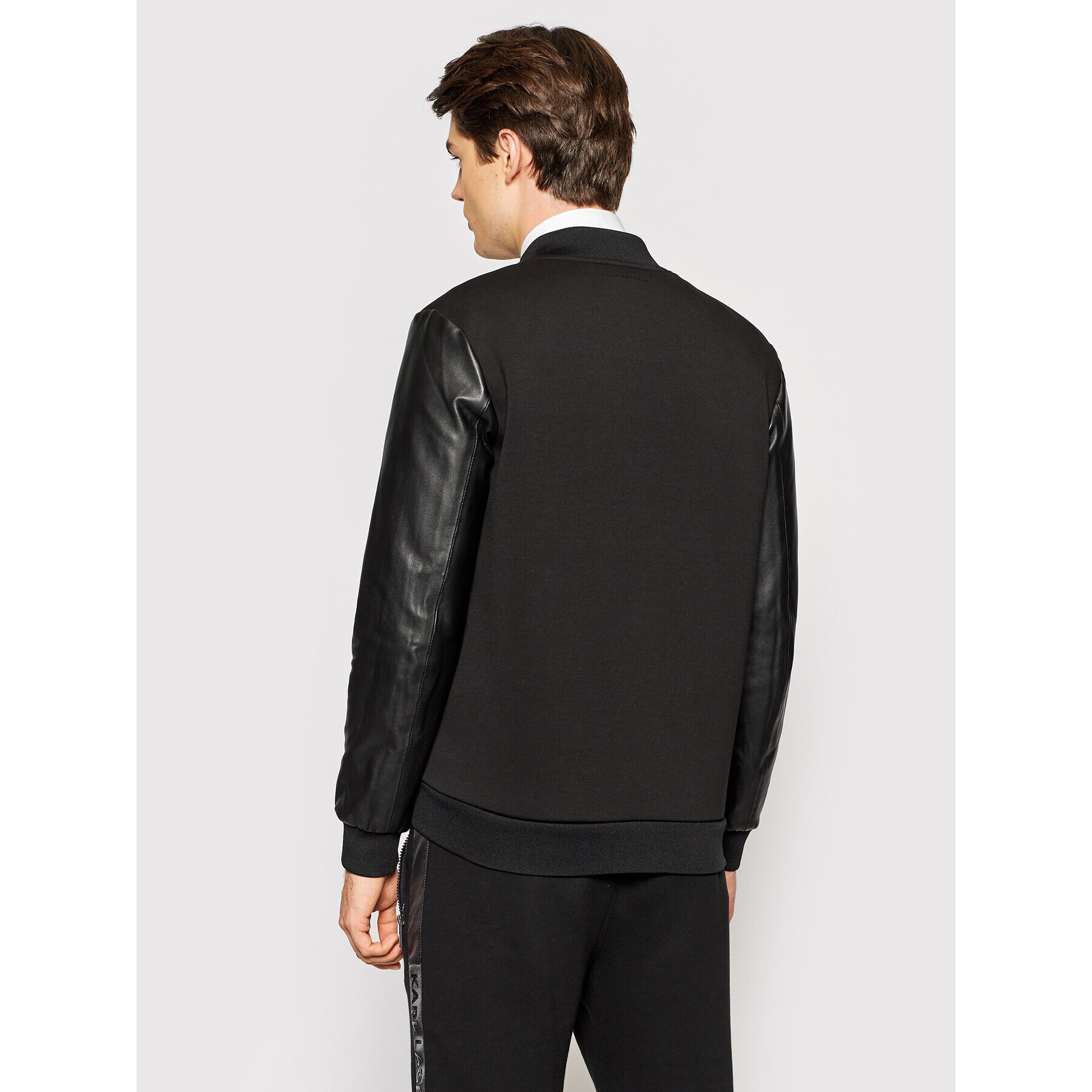 KARL LAGERFELD Bundy bomber 705018 512903 Čierna Regular Fit - Pepit.sk