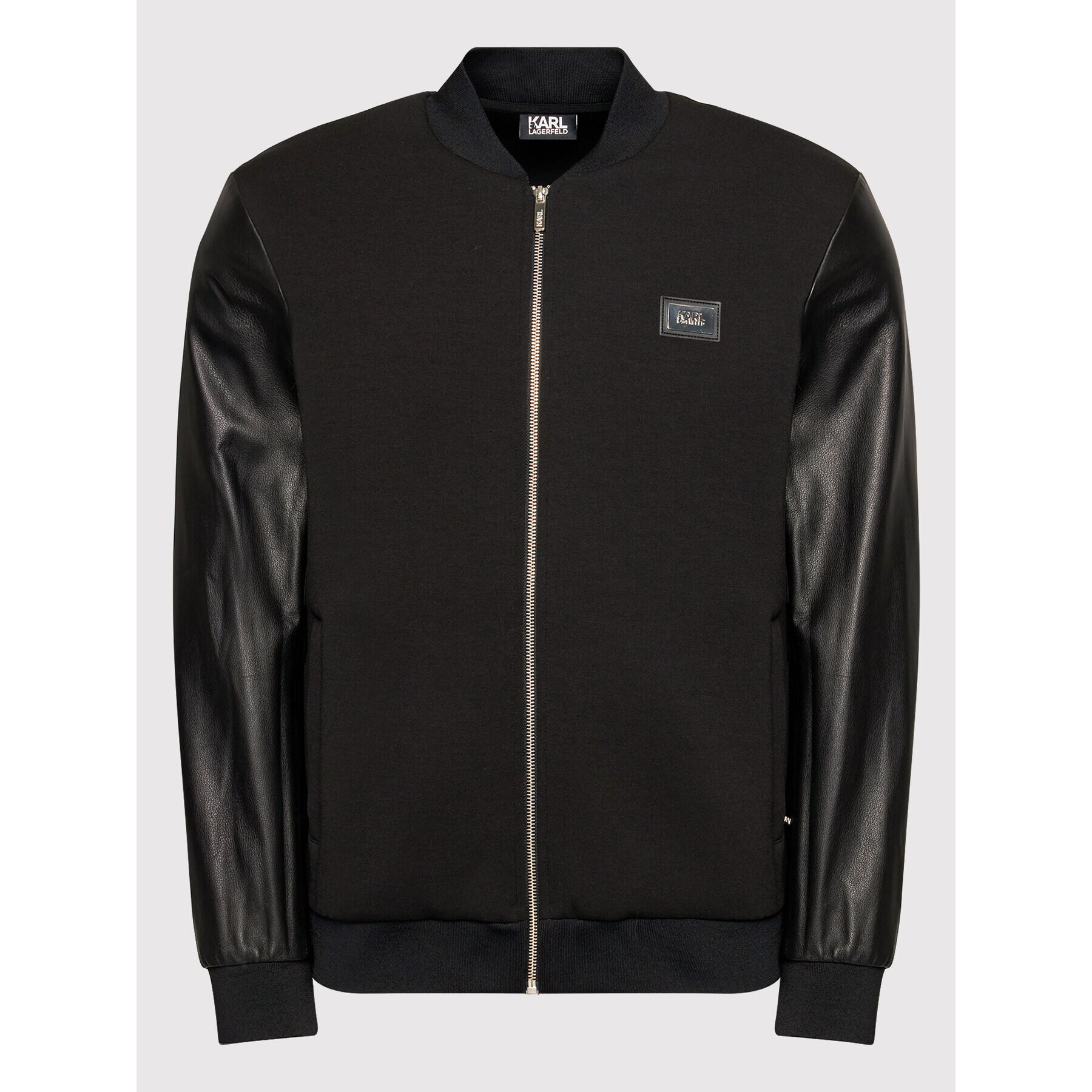 KARL LAGERFELD Bundy bomber 705018 512903 Čierna Regular Fit - Pepit.sk