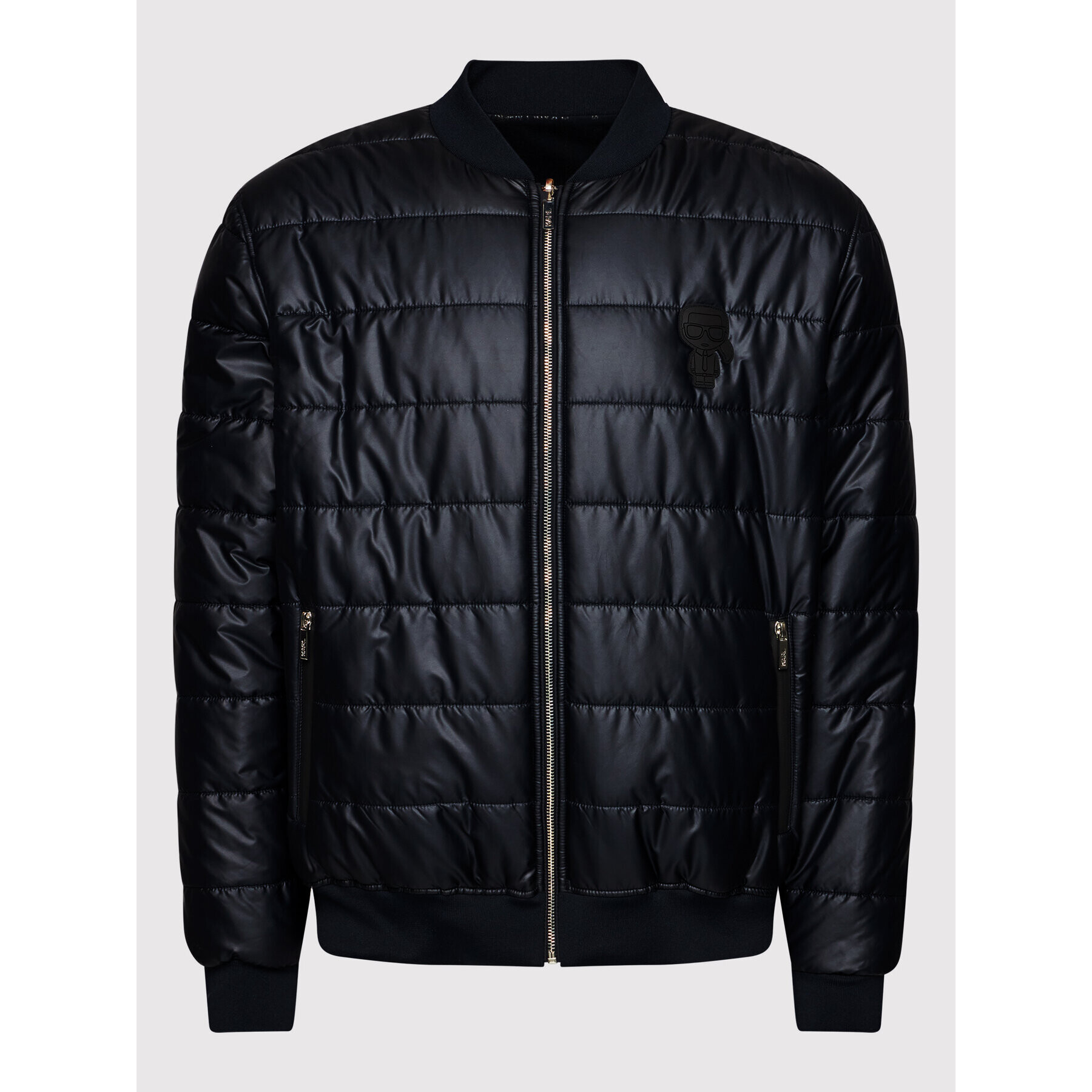 KARL LAGERFELD Bundy bomber Rev 505062 512573 Tmavomodrá Regular Fit - Pepit.sk