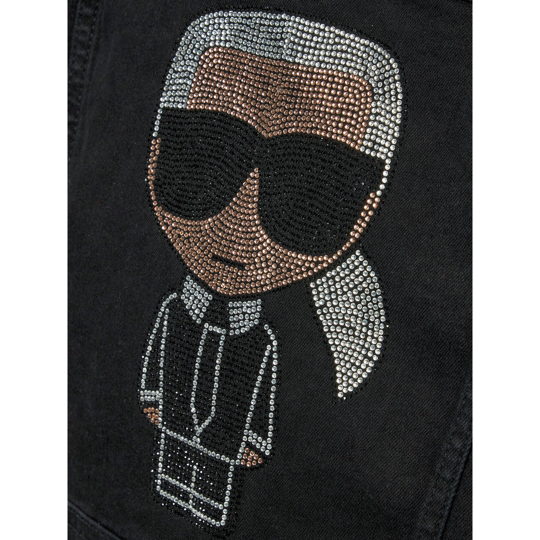 KARL LAGERFELD Džínsová bunda Z16127 D Čierna Regular Fit - Pepit.sk