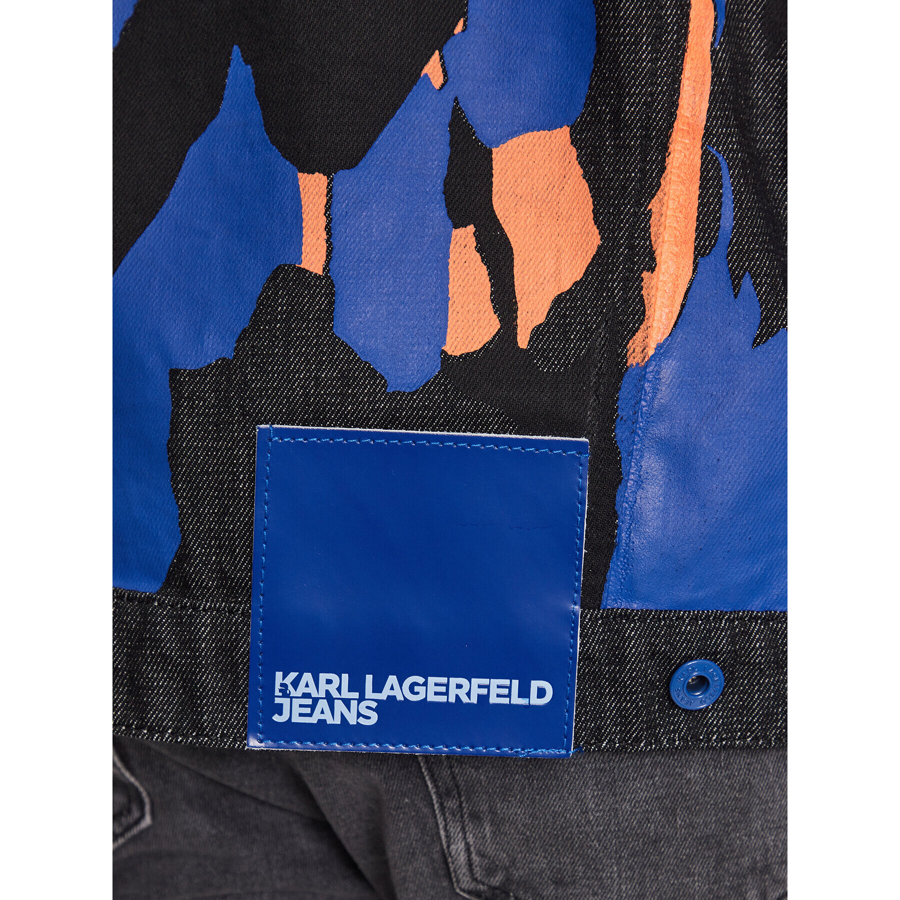 Karl Lagerfeld Jeans Džínsová bunda 231D1450 Farebná Relaxed Fit - Pepit.sk