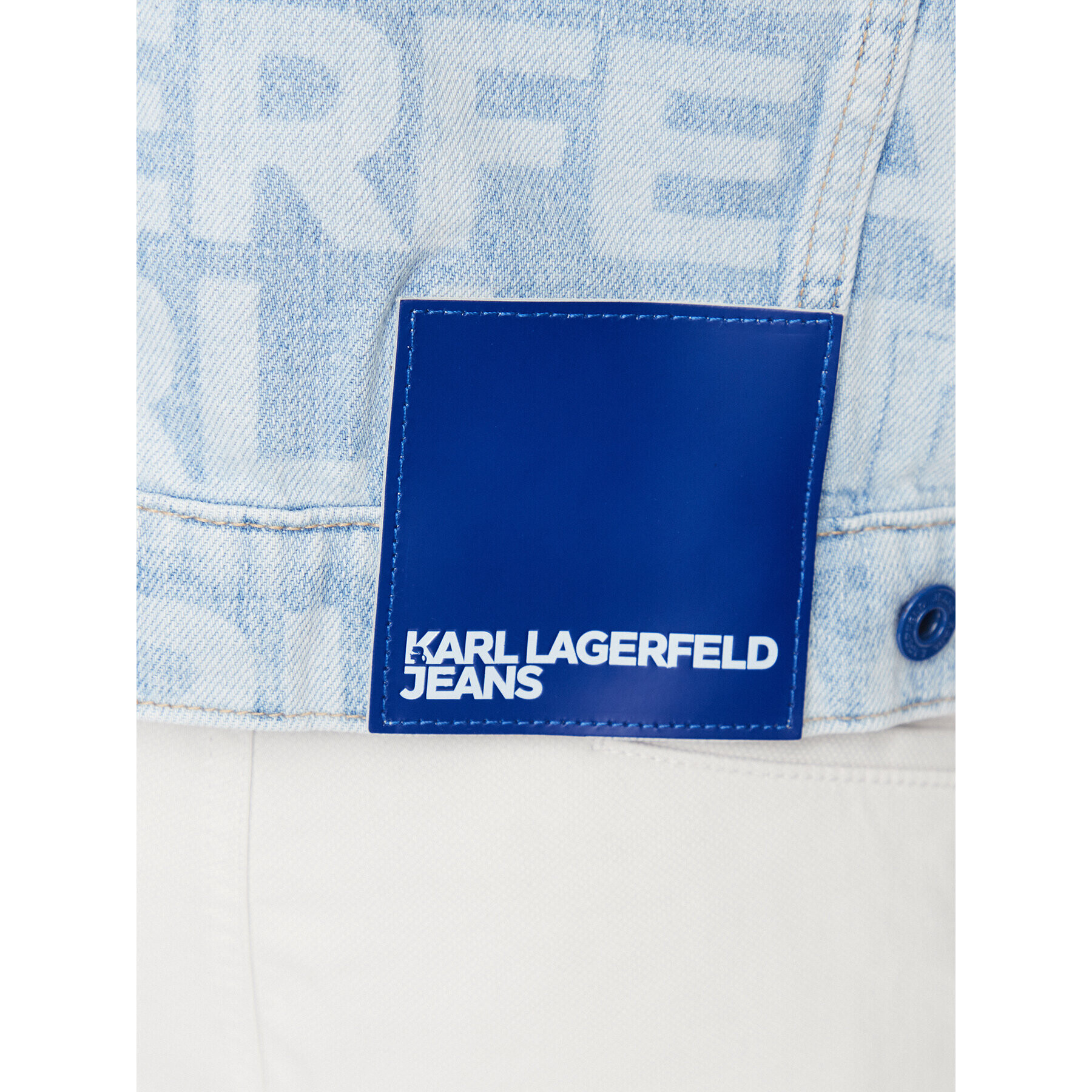 Karl Lagerfeld Jeans Džínsová bunda 235D1451 Modrá Regular Fit - Pepit.sk