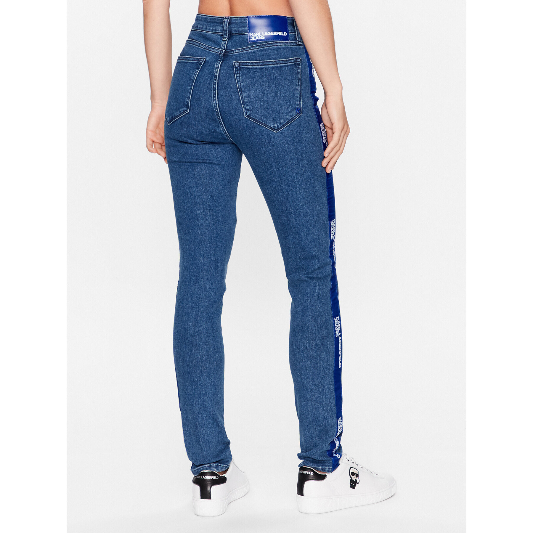 Karl Lagerfeld Jeans Džínsy 231J1107 Modrá Skinny Fit - Pepit.sk