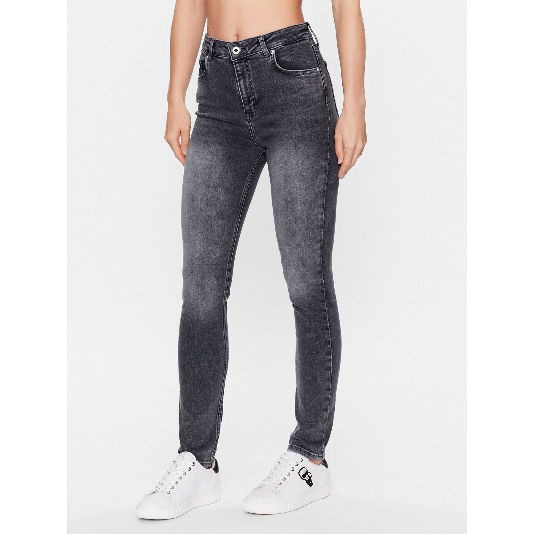 Karl Lagerfeld Jeans Džínsy 231J1110 Sivá Skinny Fit - Pepit.sk