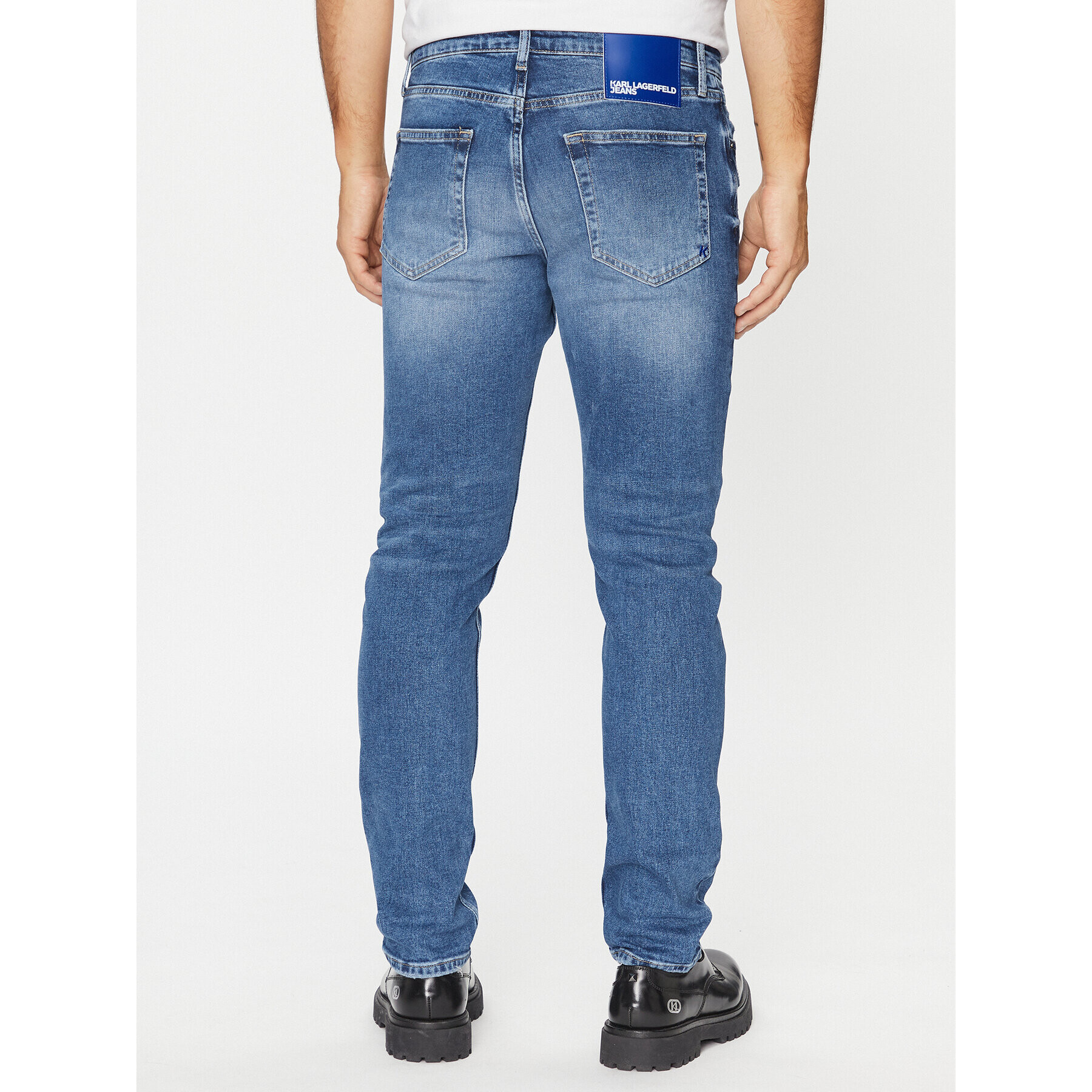 Karl Lagerfeld Jeans Džínsy 235D1104 Modrá Slim Fit - Pepit.sk