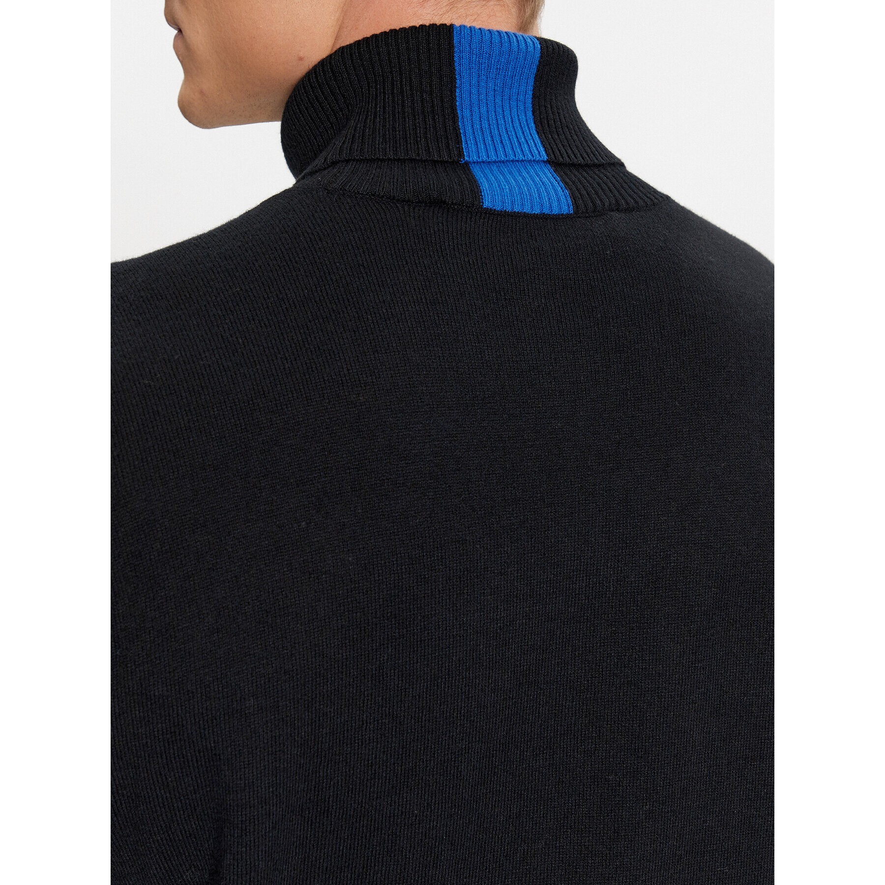 Karl Lagerfeld Jeans KARL LAGERFELD Rolák Klj Lightweight Turtleneck 236D2000 Čierna Slim Fit - Pepit.sk