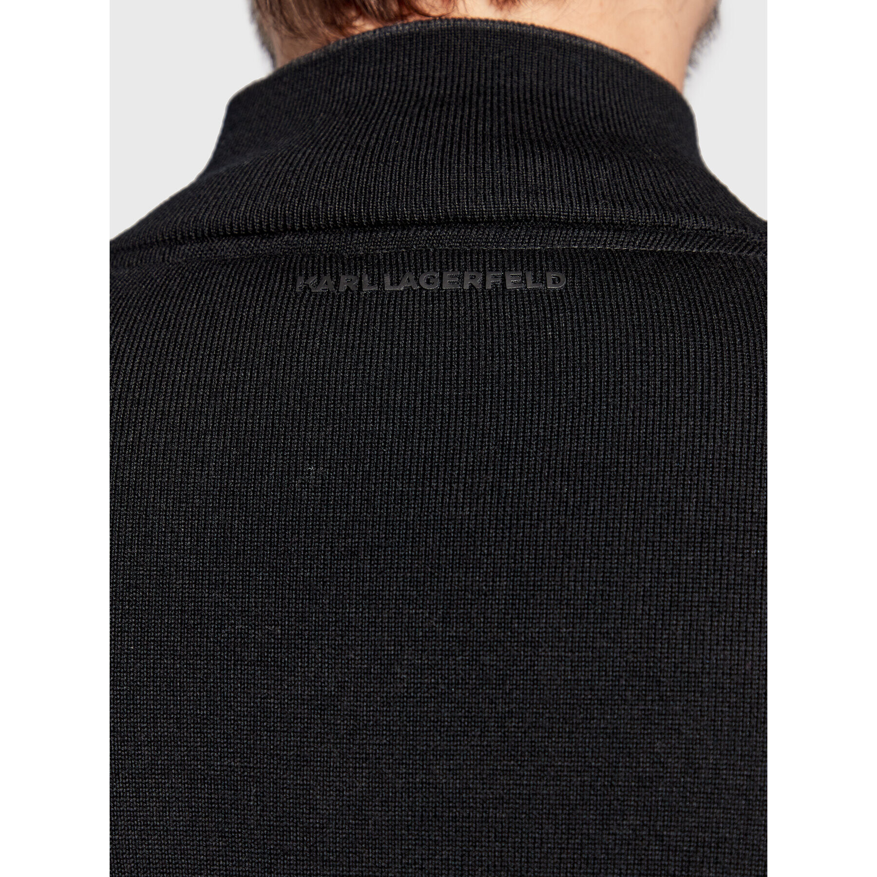 KARL LAGERFELD Kardigán 655004 524399 Čierna Regular Fit - Pepit.sk