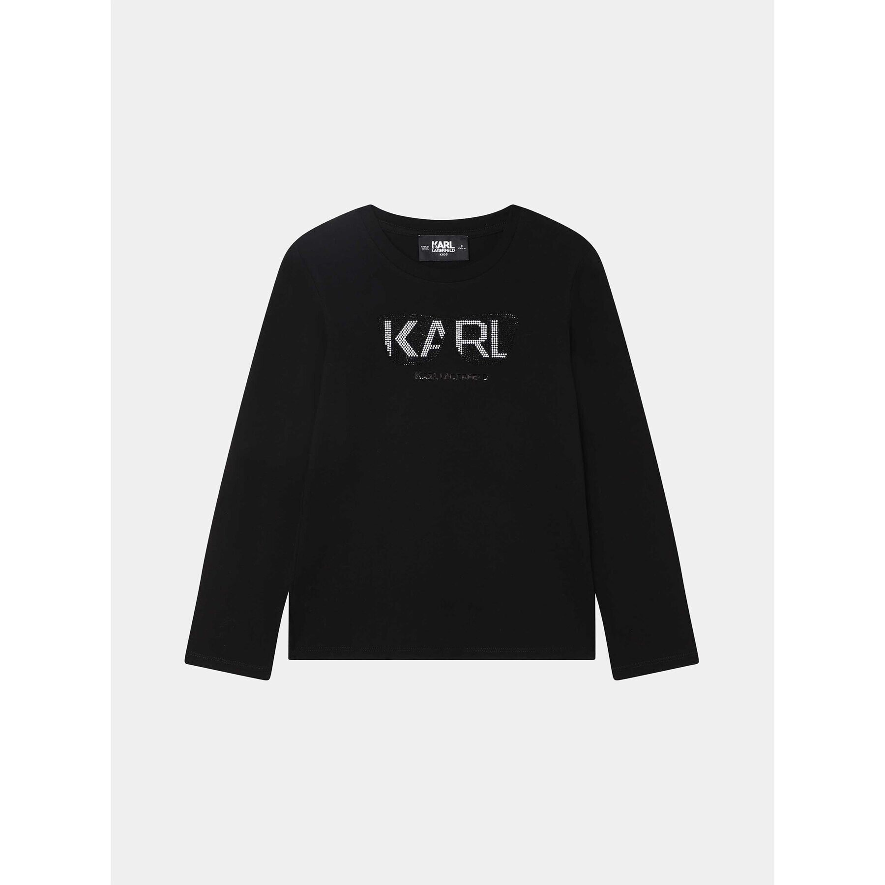 Karl Lagerfeld Kids Blúzka Z15447 D Čierna Regular Fit - Pepit.sk