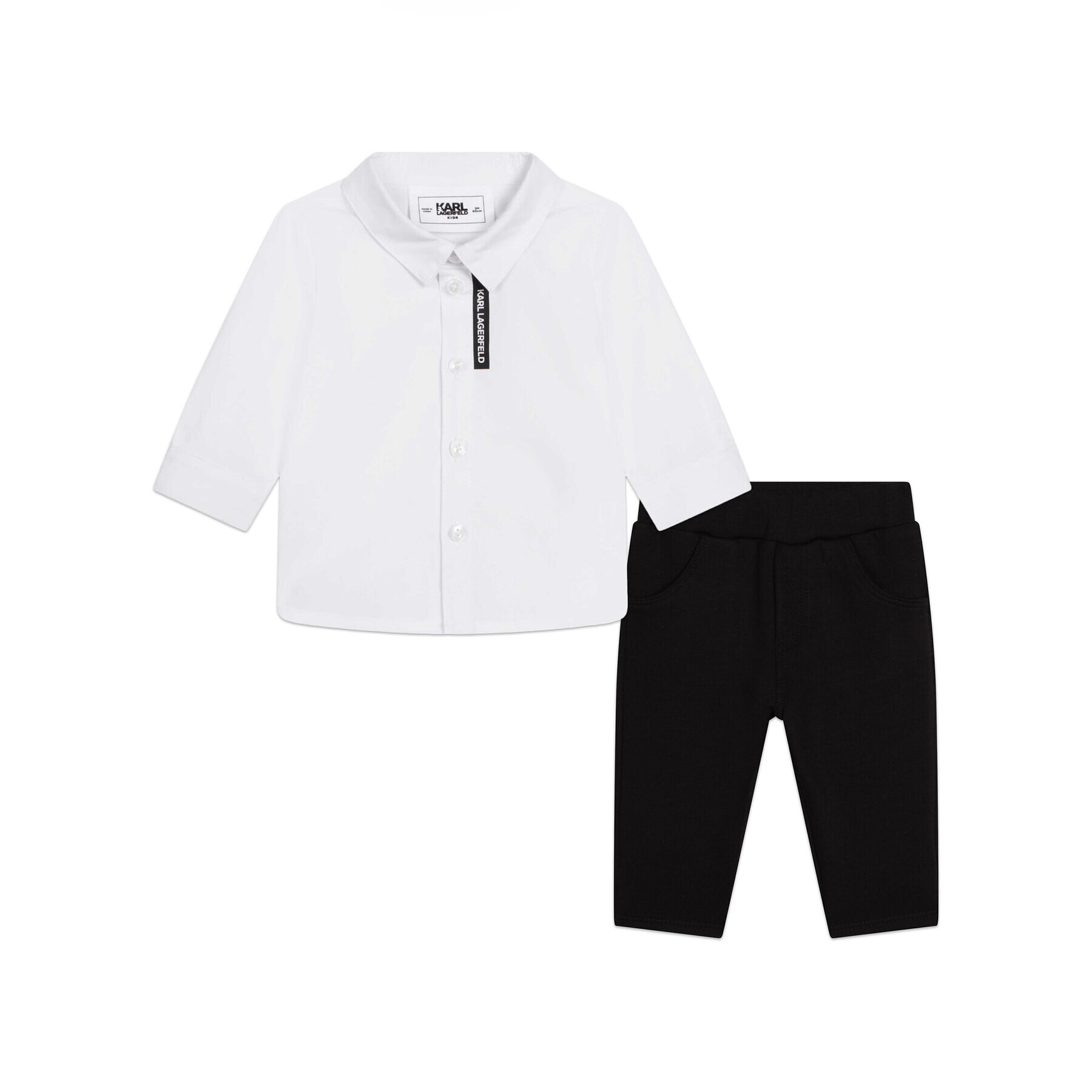 Karl Lagerfeld Kids Detský komplet Z98134 Biela Regular Fit - Pepit.sk