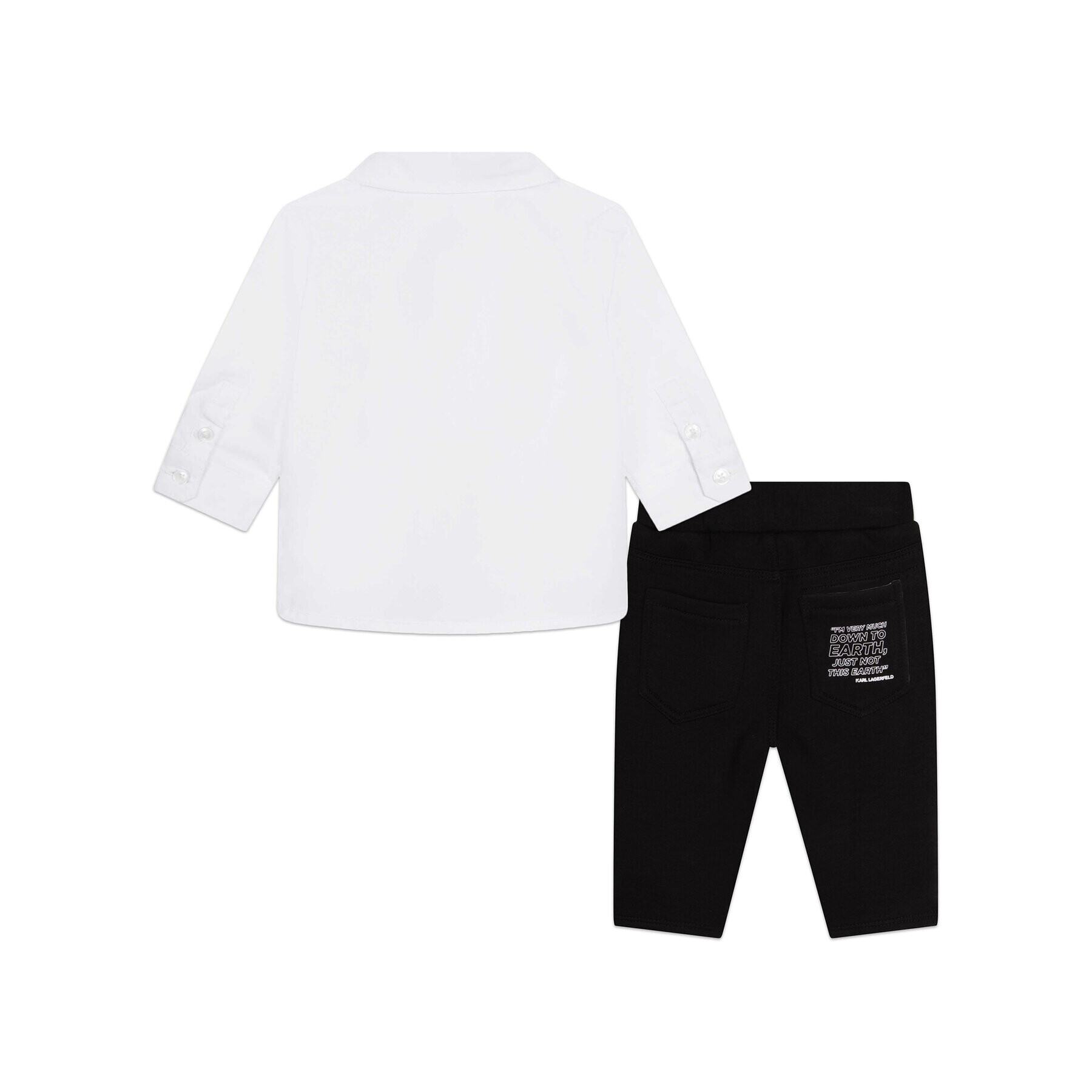 Karl Lagerfeld Kids Detský komplet Z98134 Biela Regular Fit - Pepit.sk