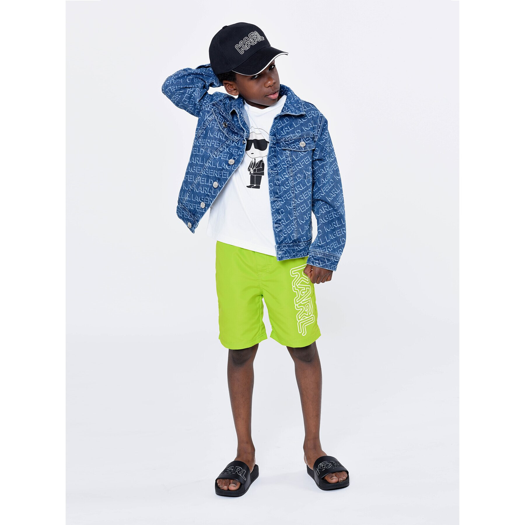 Karl Lagerfeld Kids Džínsová bunda Z26101 D Tmavomodrá Regular Fit - Pepit.sk