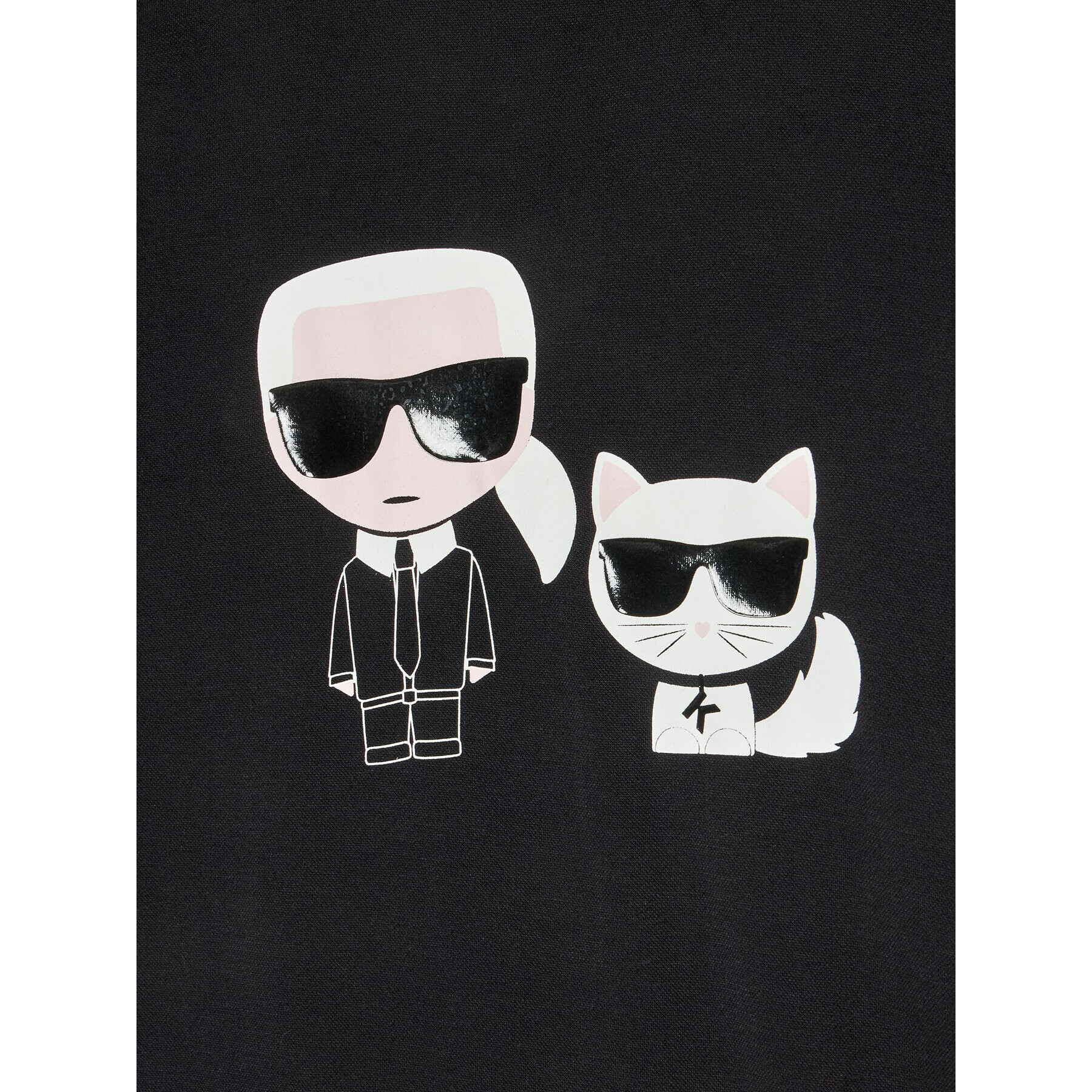 Karl Lagerfeld Kids Každodenné šaty Z12203 S Čierna Regular Fit - Pepit.sk