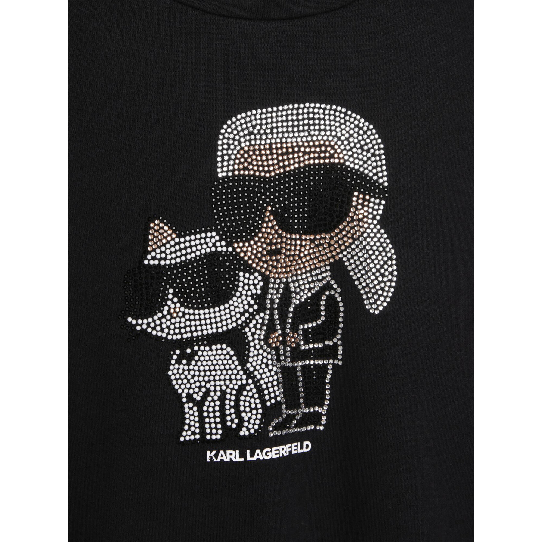 Karl Lagerfeld Kids Každodenné šaty Z12249 D Čierna Relaxed Fit - Pepit.sk