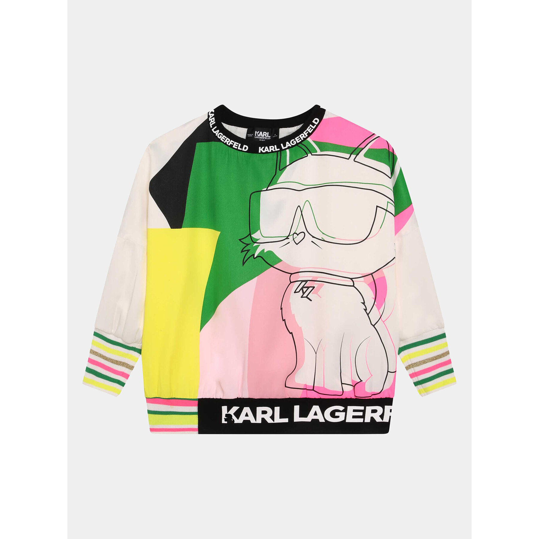 Karl Lagerfeld Kids Mikina Z15445 D Farebná Regular Fit - Pepit.sk