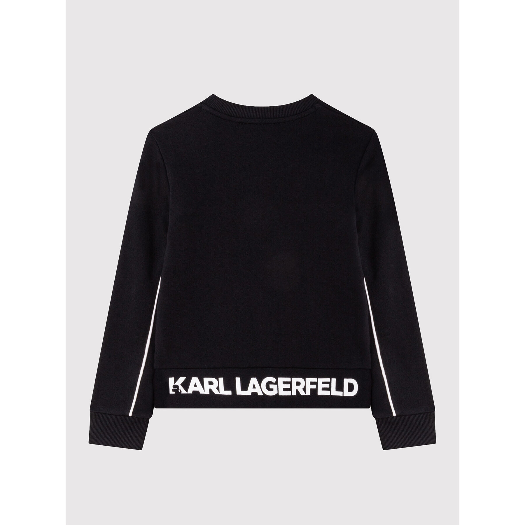 Karl Lagerfeld Kids Mikina Z25369 S Čierna Regular Fit - Pepit.sk