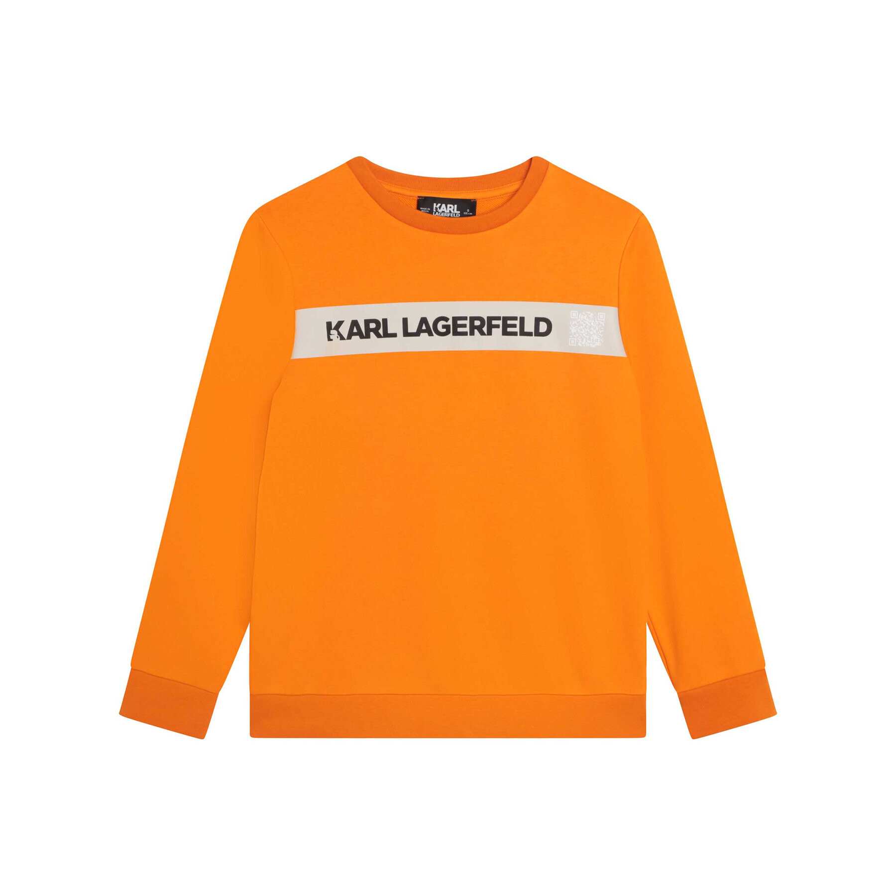 Karl Lagerfeld Kids Mikina Z25402 M Oranžová Regular Fit - Pepit.sk