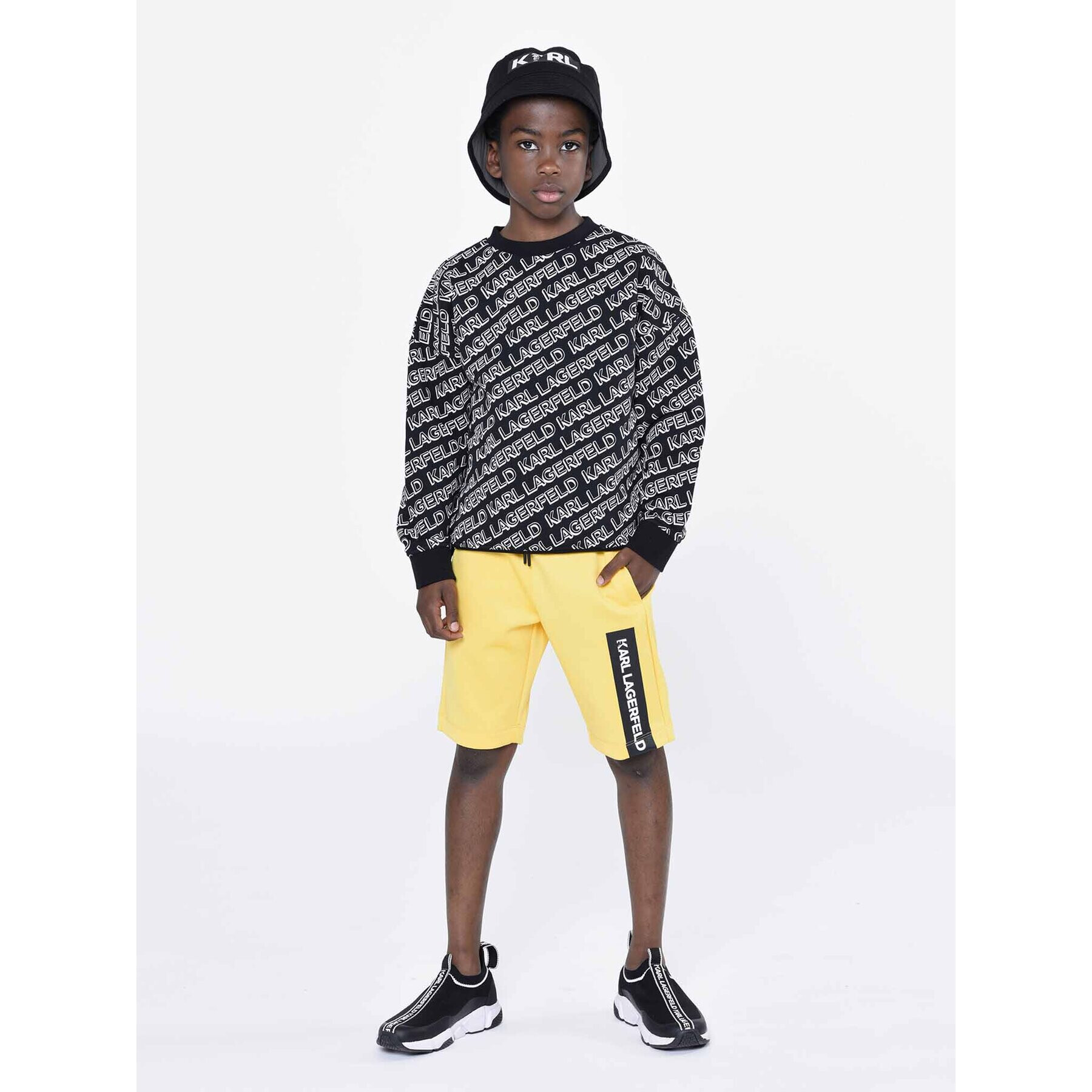 Karl Lagerfeld Kids Mikina Z25403 D Čierna Regular Fit - Pepit.sk