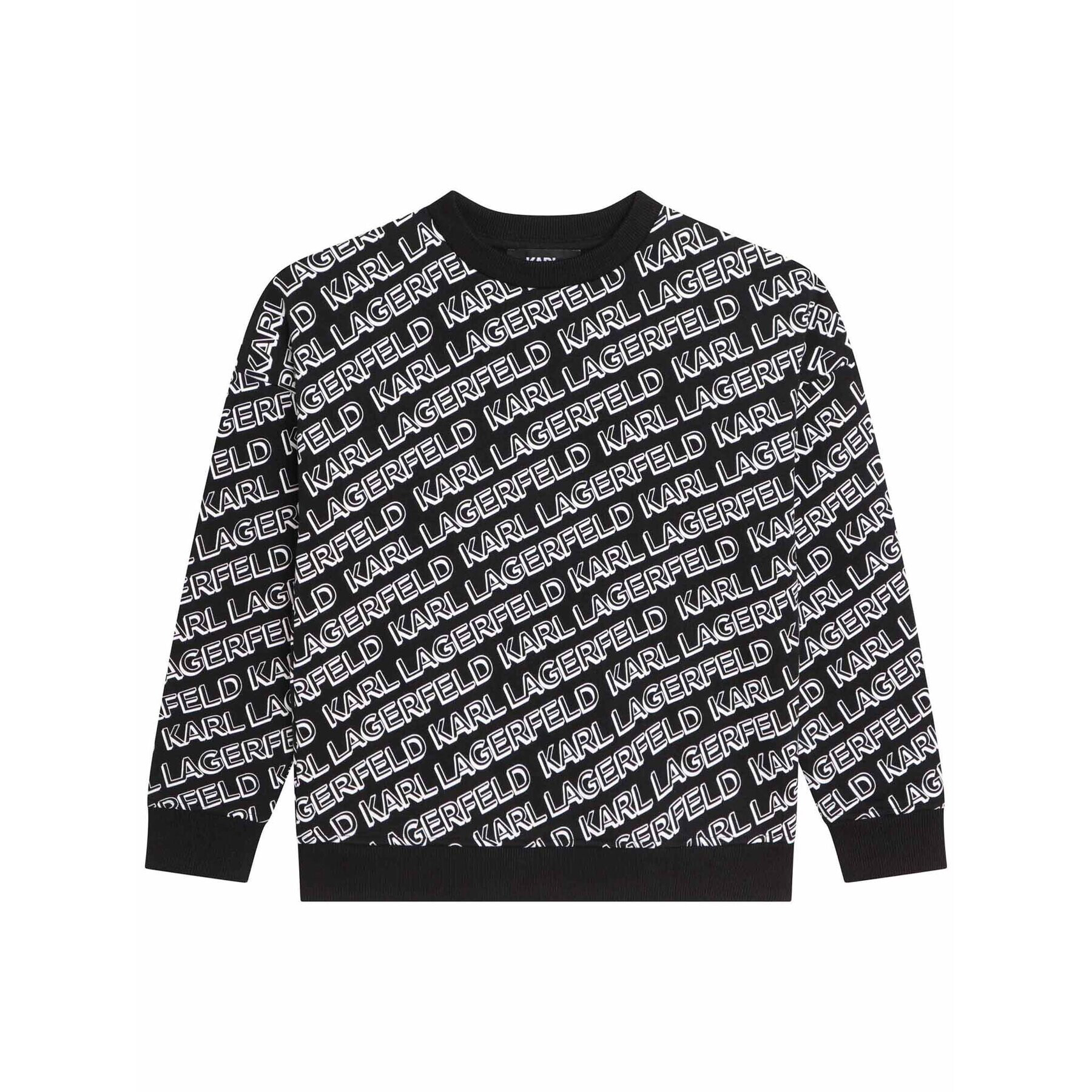 Karl Lagerfeld Kids Mikina Z25403 D Čierna Regular Fit - Pepit.sk