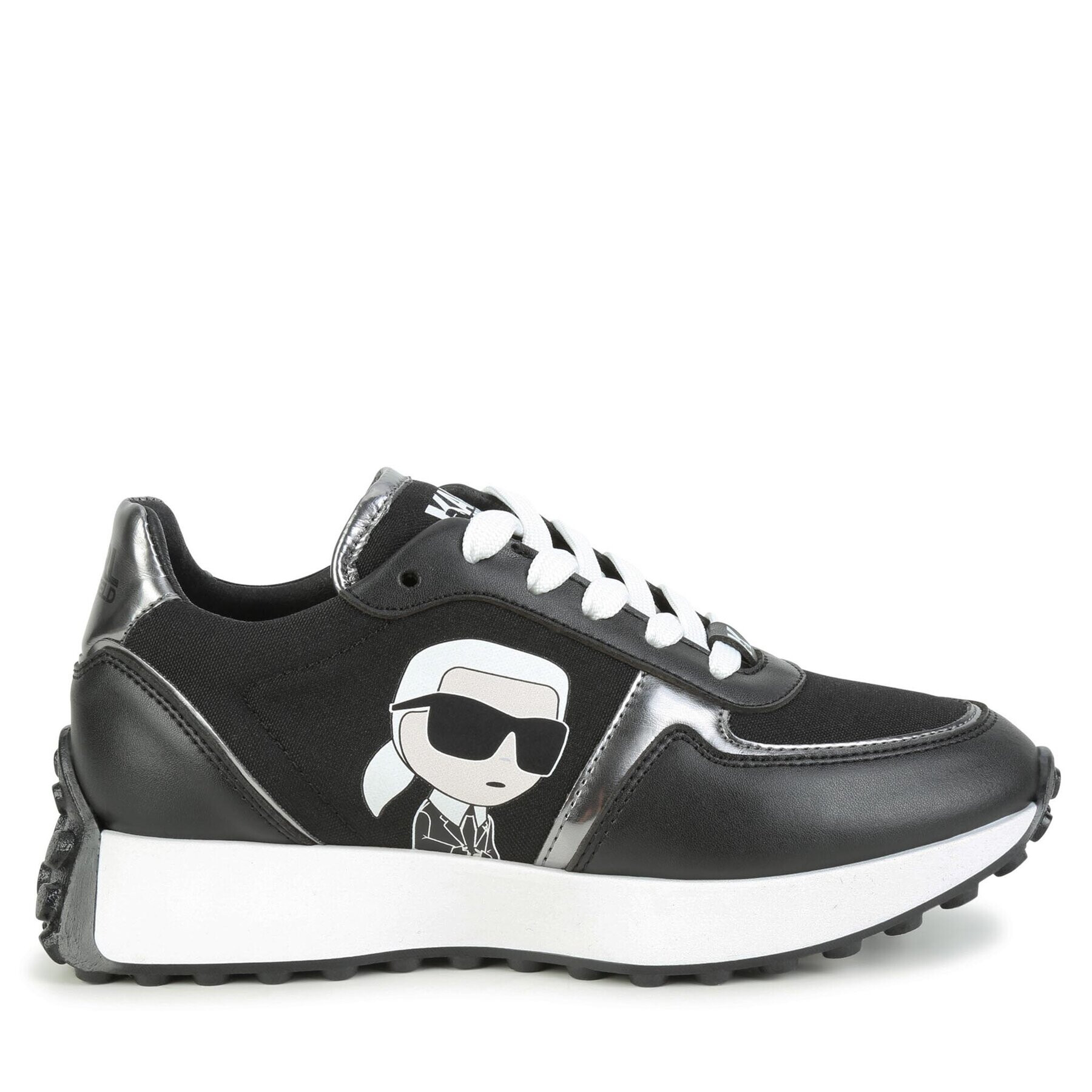 Karl Lagerfeld Kids Sneakersy Z19117 S Čierna - Pepit.sk