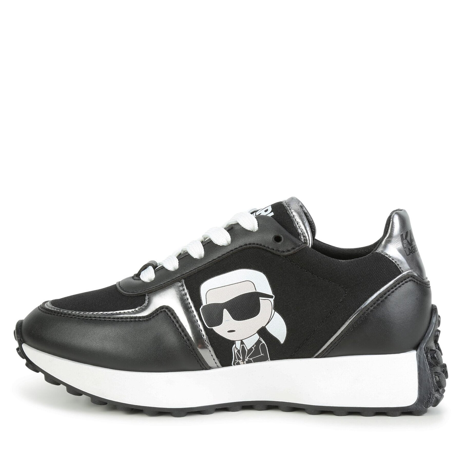 Karl Lagerfeld Kids Sneakersy Z19117 S Čierna - Pepit.sk