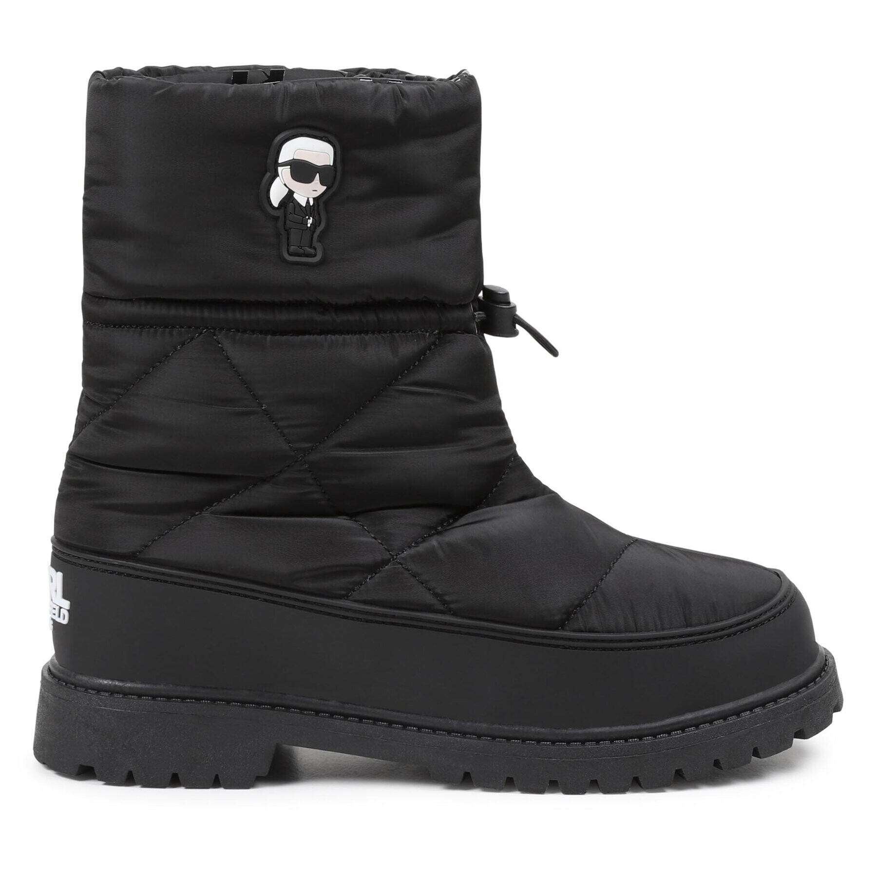 Karl Lagerfeld Kids Snehule Z19119 S Čierna - Pepit.sk