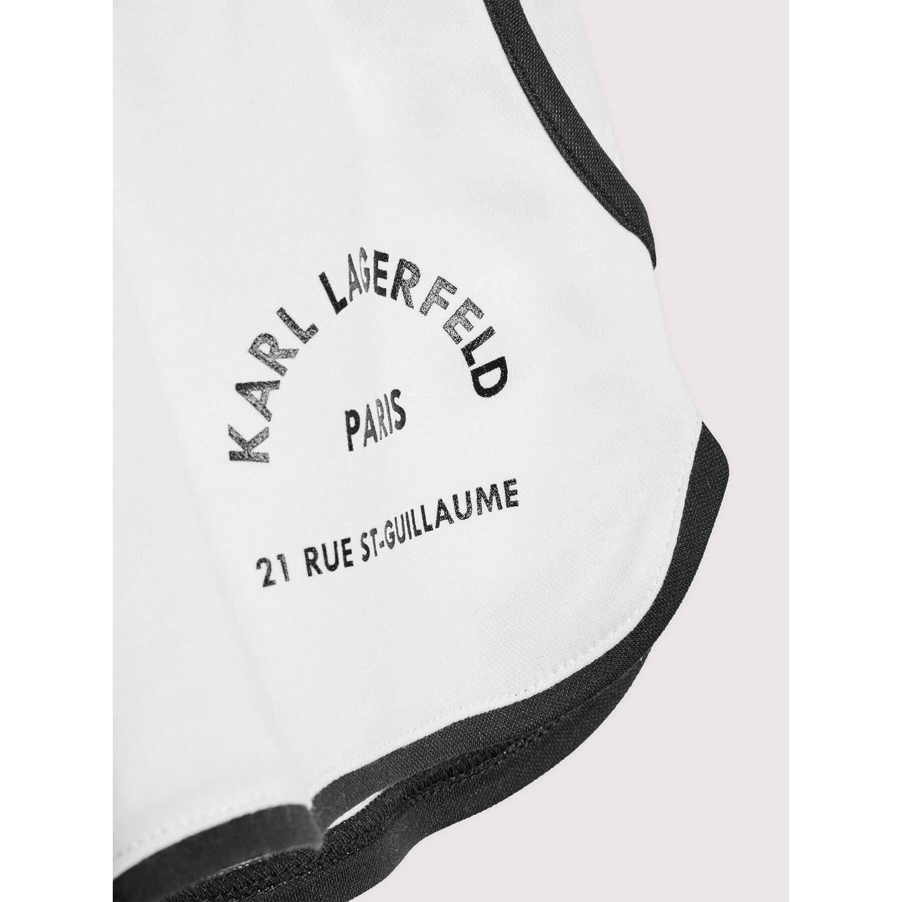 Karl Lagerfeld Kids Športové kraťasy Z14170 S Biela Regular Fit - Pepit.sk